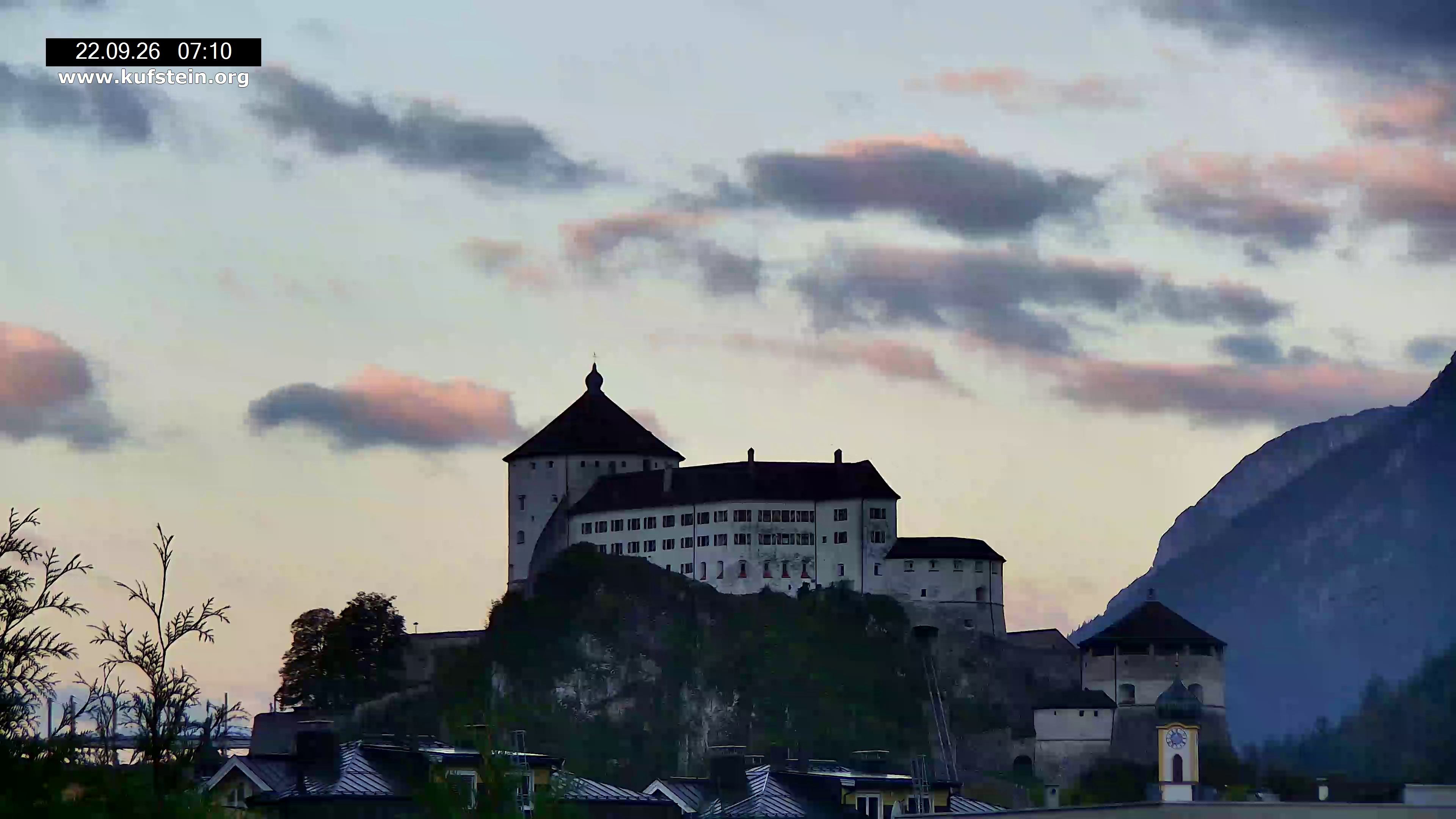 Archiv Foto Webcam Festung Kufstein