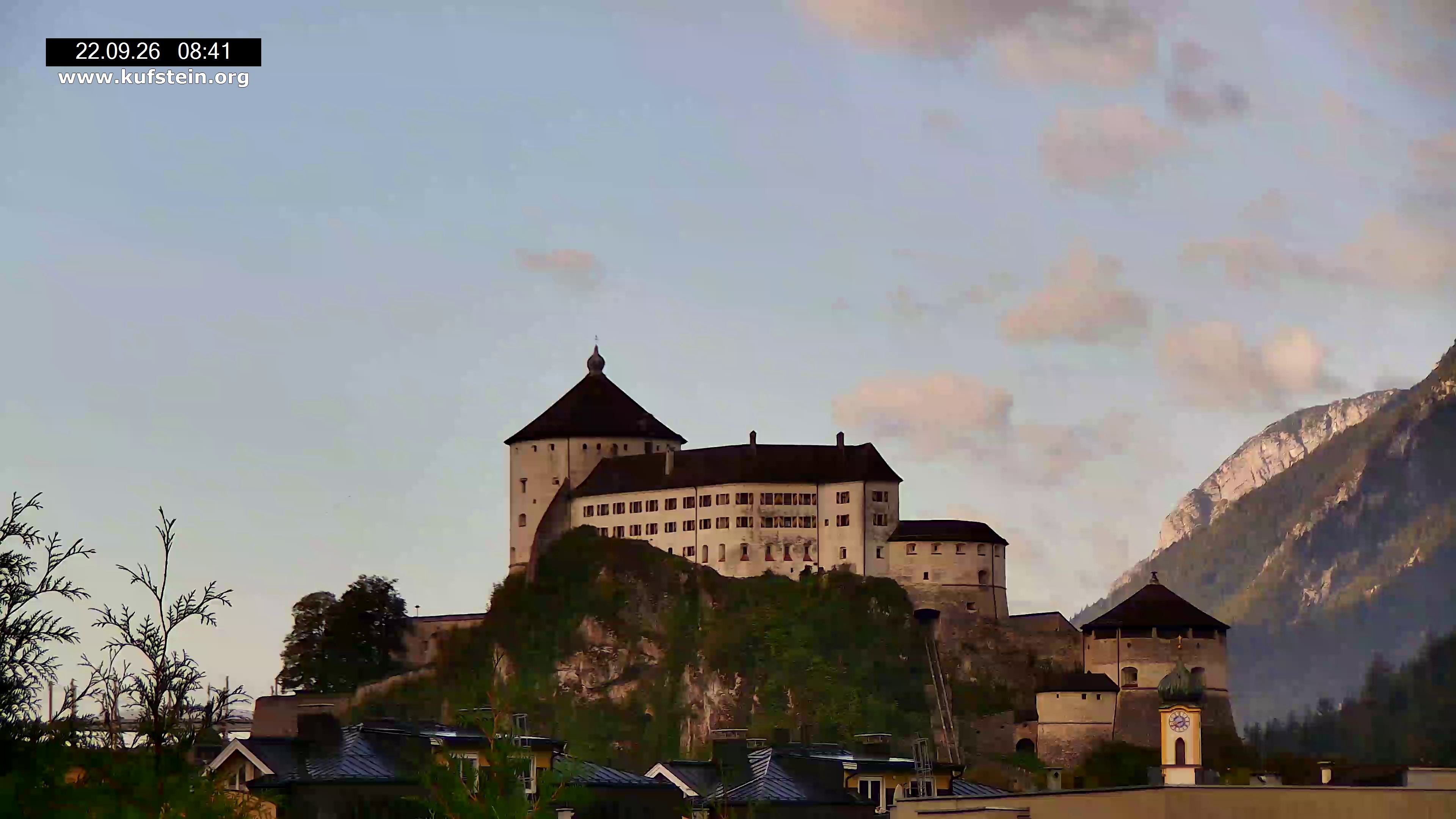 Archiv Foto Webcam Festung Kufstein