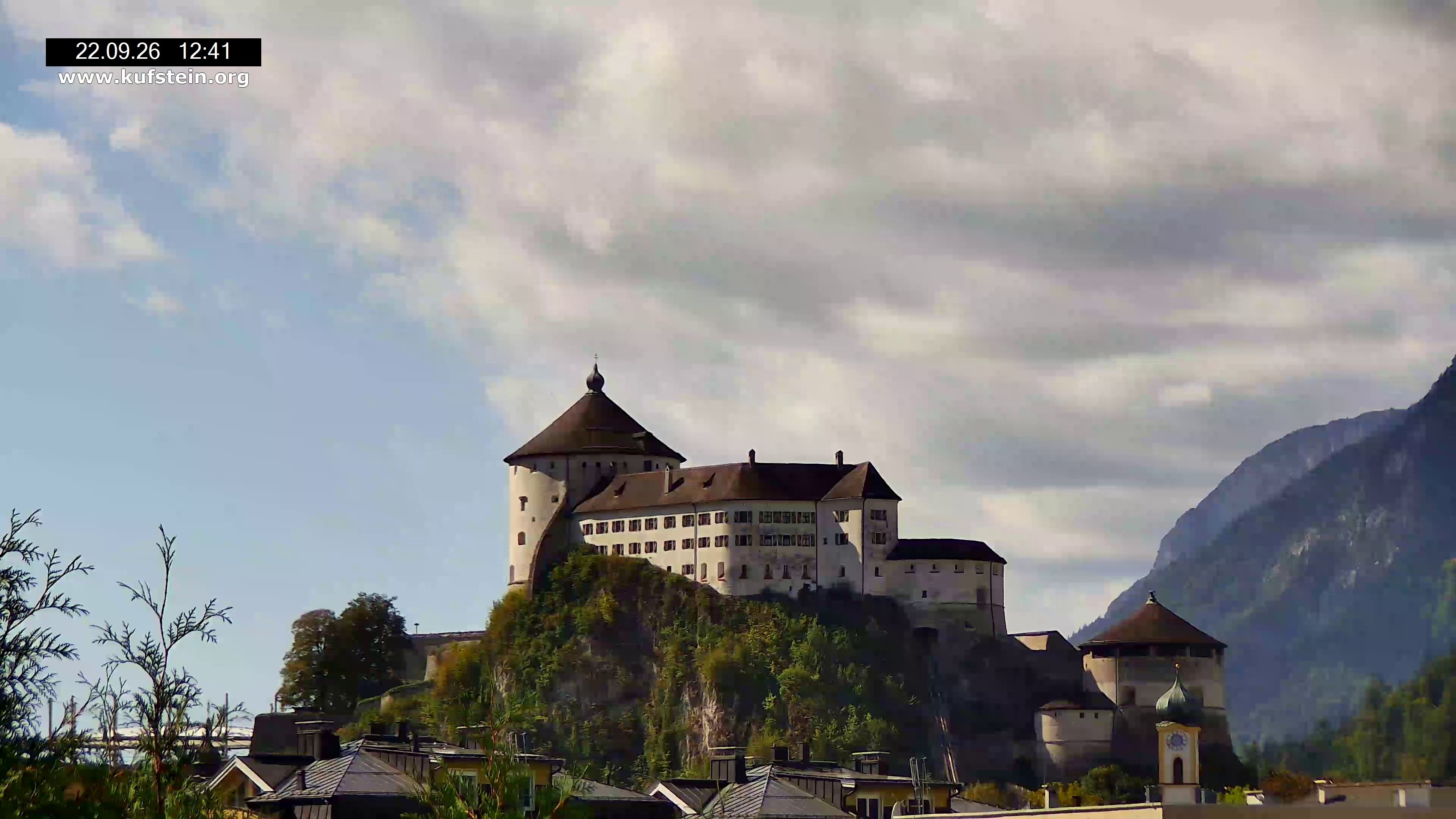 Archiv Foto Webcam Festung Kufstein
