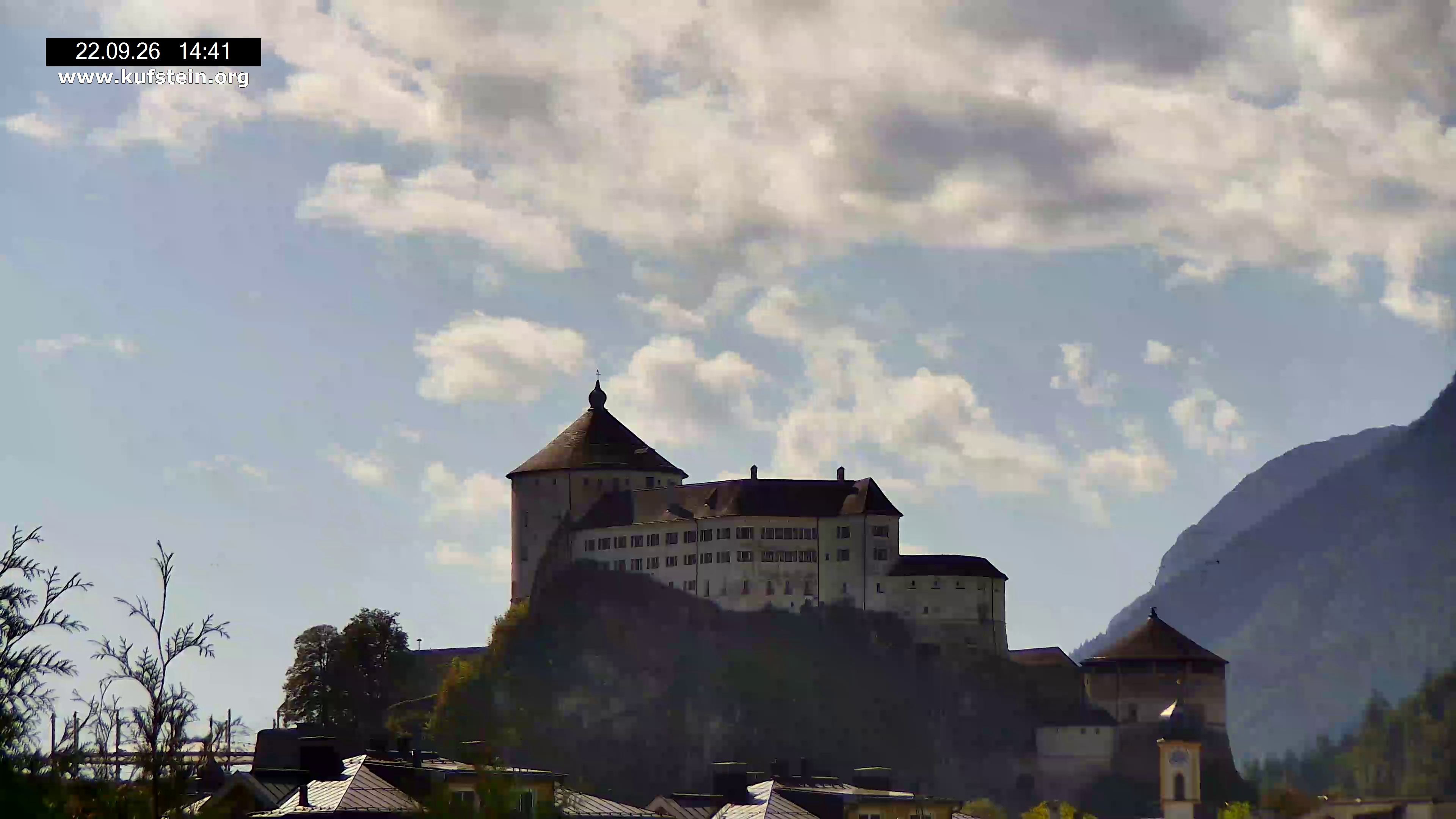Archiv Foto Webcam Festung Kufstein