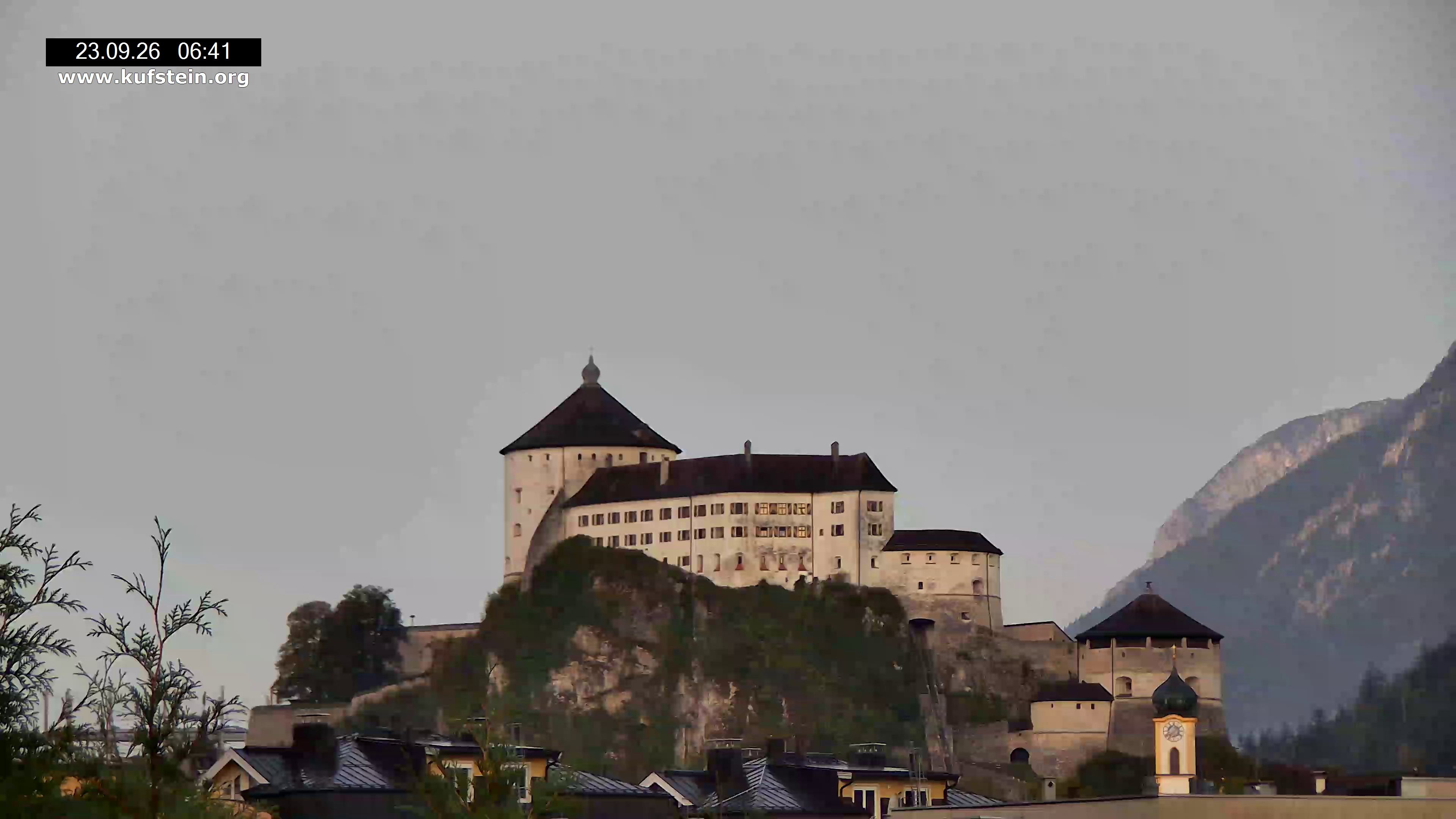 Archiv Foto Webcam Festung Kufstein