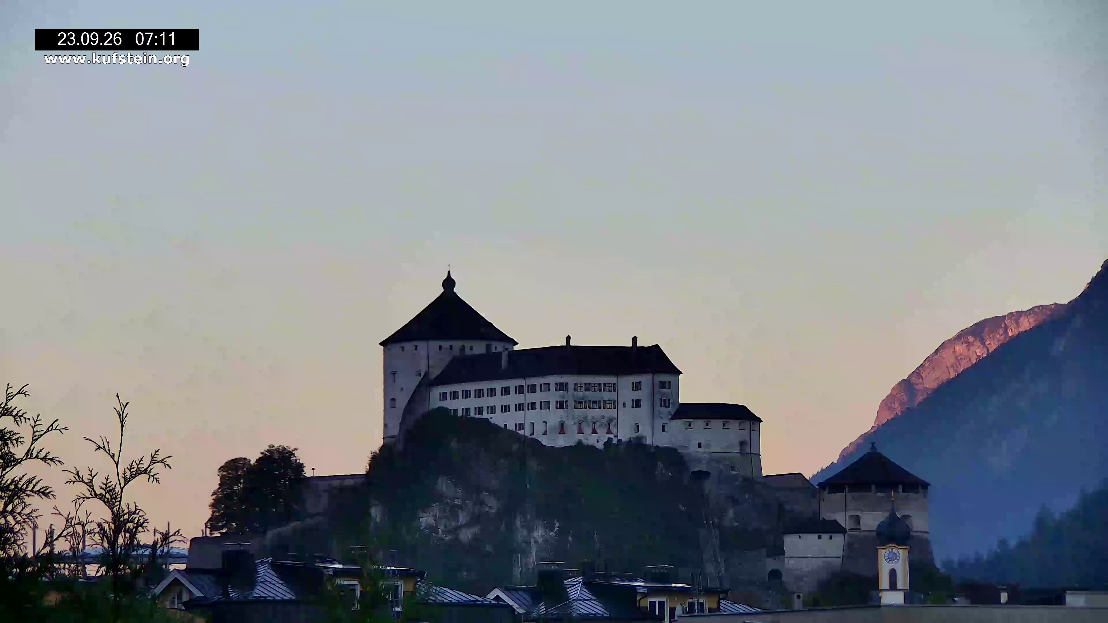 Archiv Foto Webcam Festung Kufstein