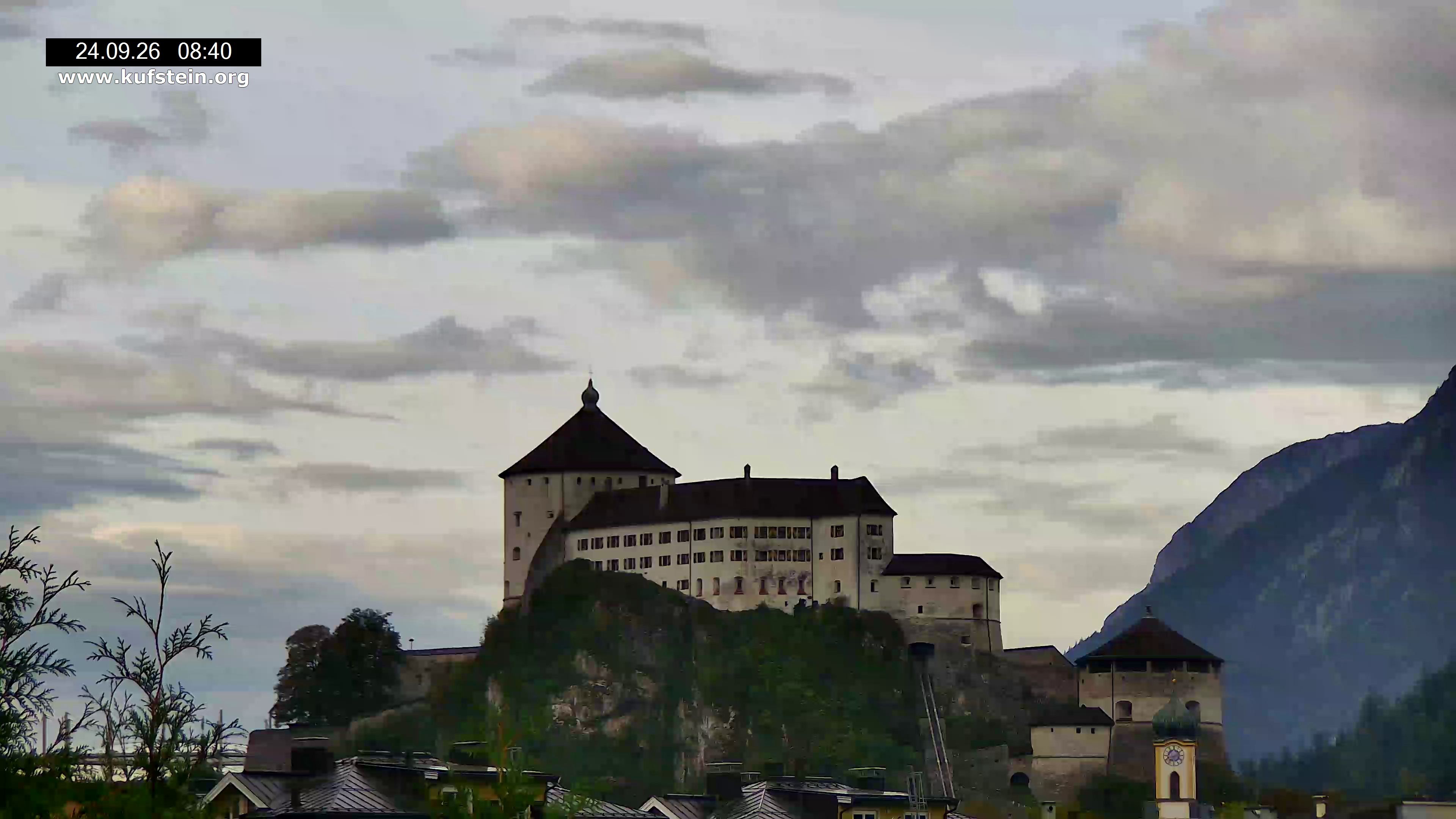 Archiv Foto Webcam Festung Kufstein
