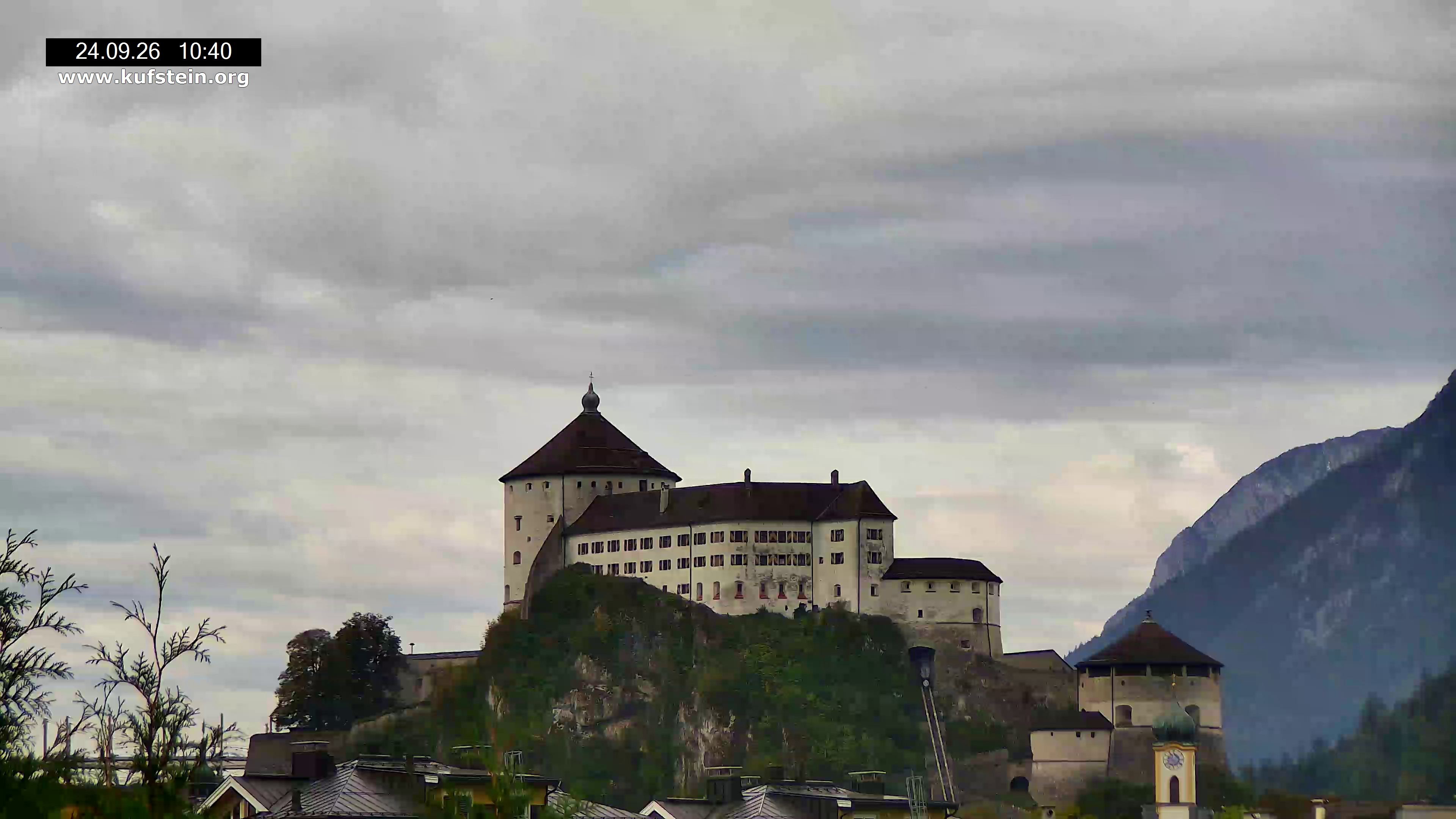 Archiv Foto Webcam Festung Kufstein