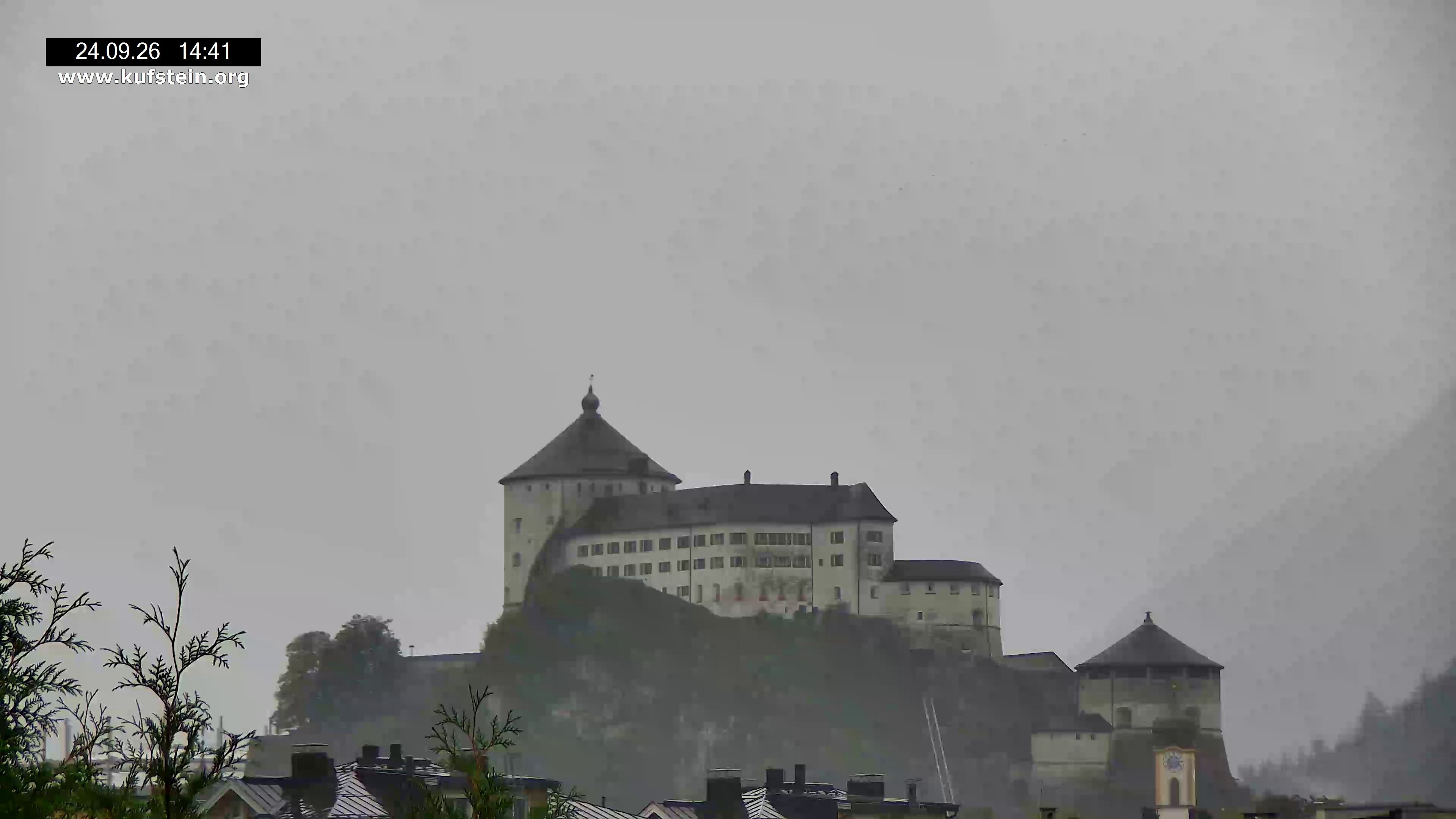 Archived image Webcam Kufstein Fortress