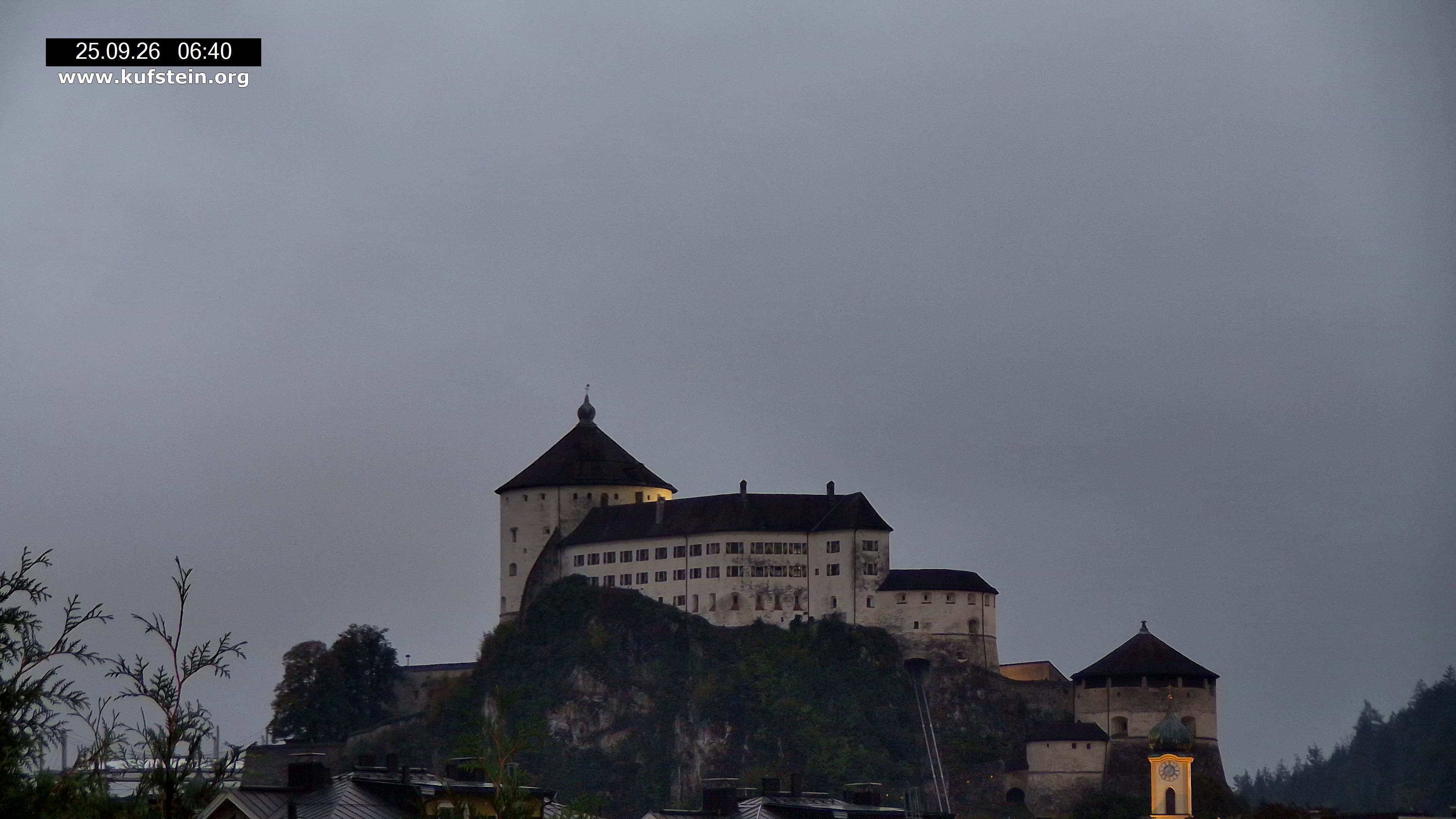 Archived image Webcam Kufstein Fortress