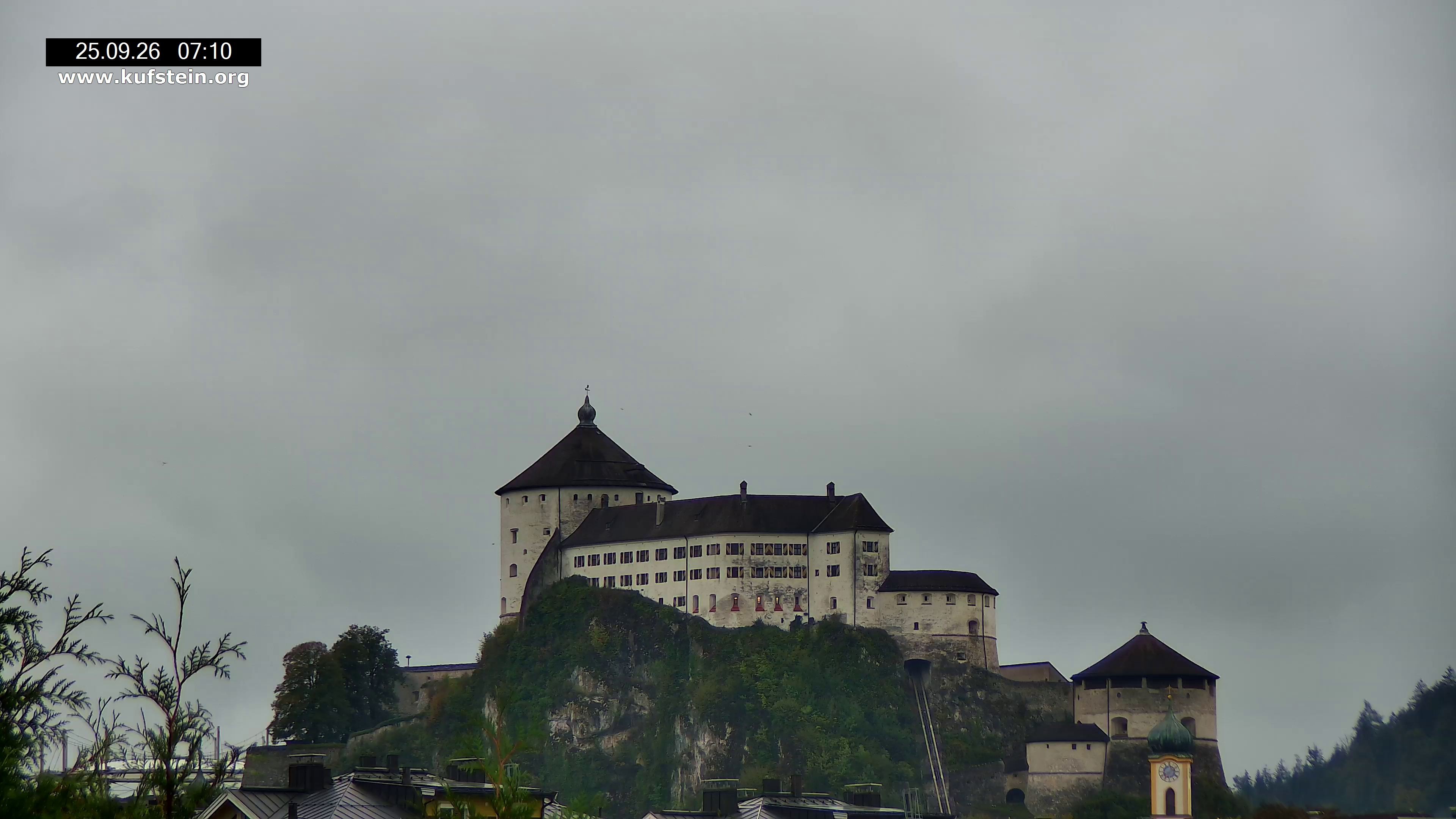 Archived image Webcam Kufstein Fortress