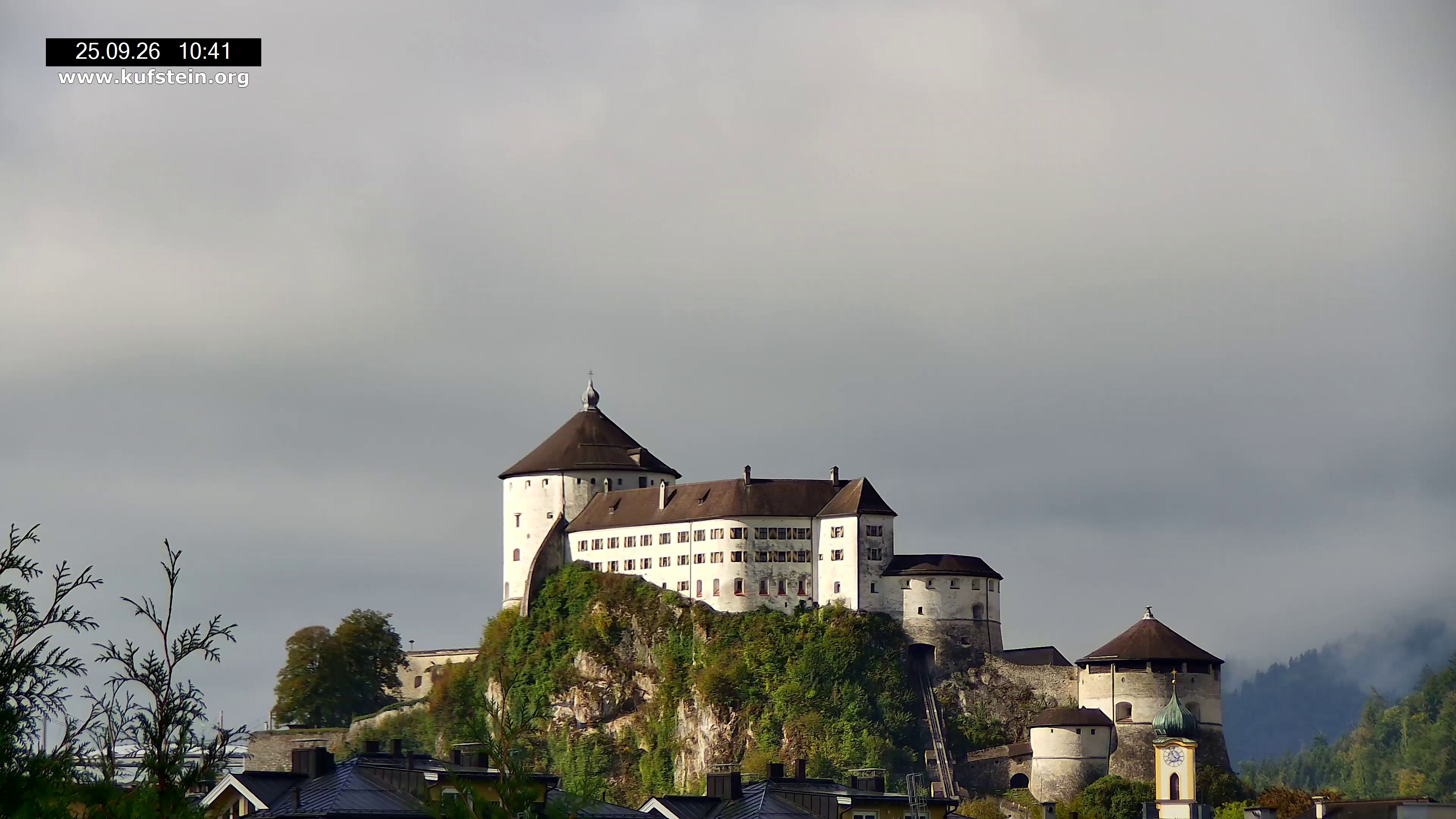 Archiv Foto Webcam Festung Kufstein