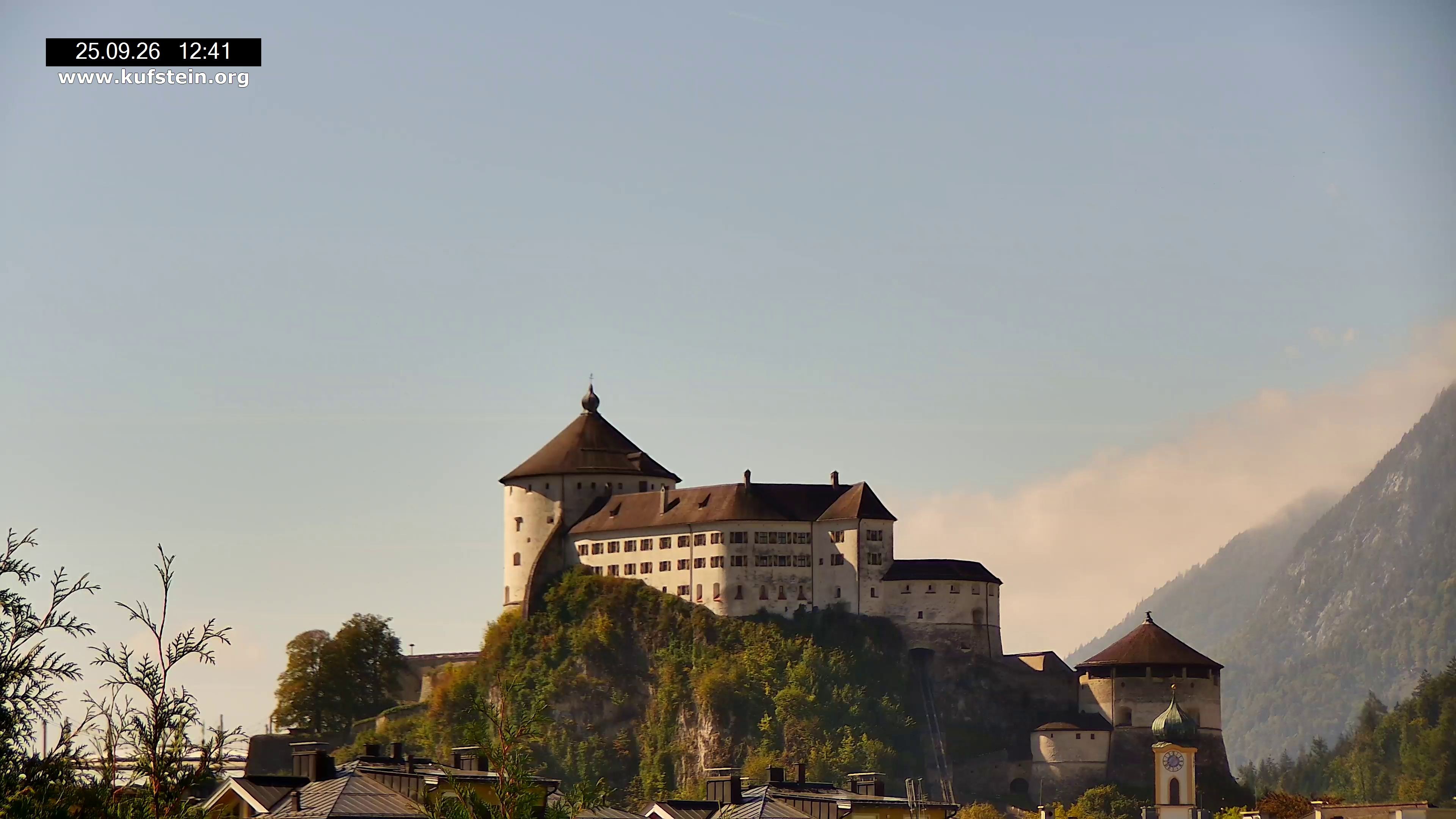 Archiv Foto Webcam Festung Kufstein