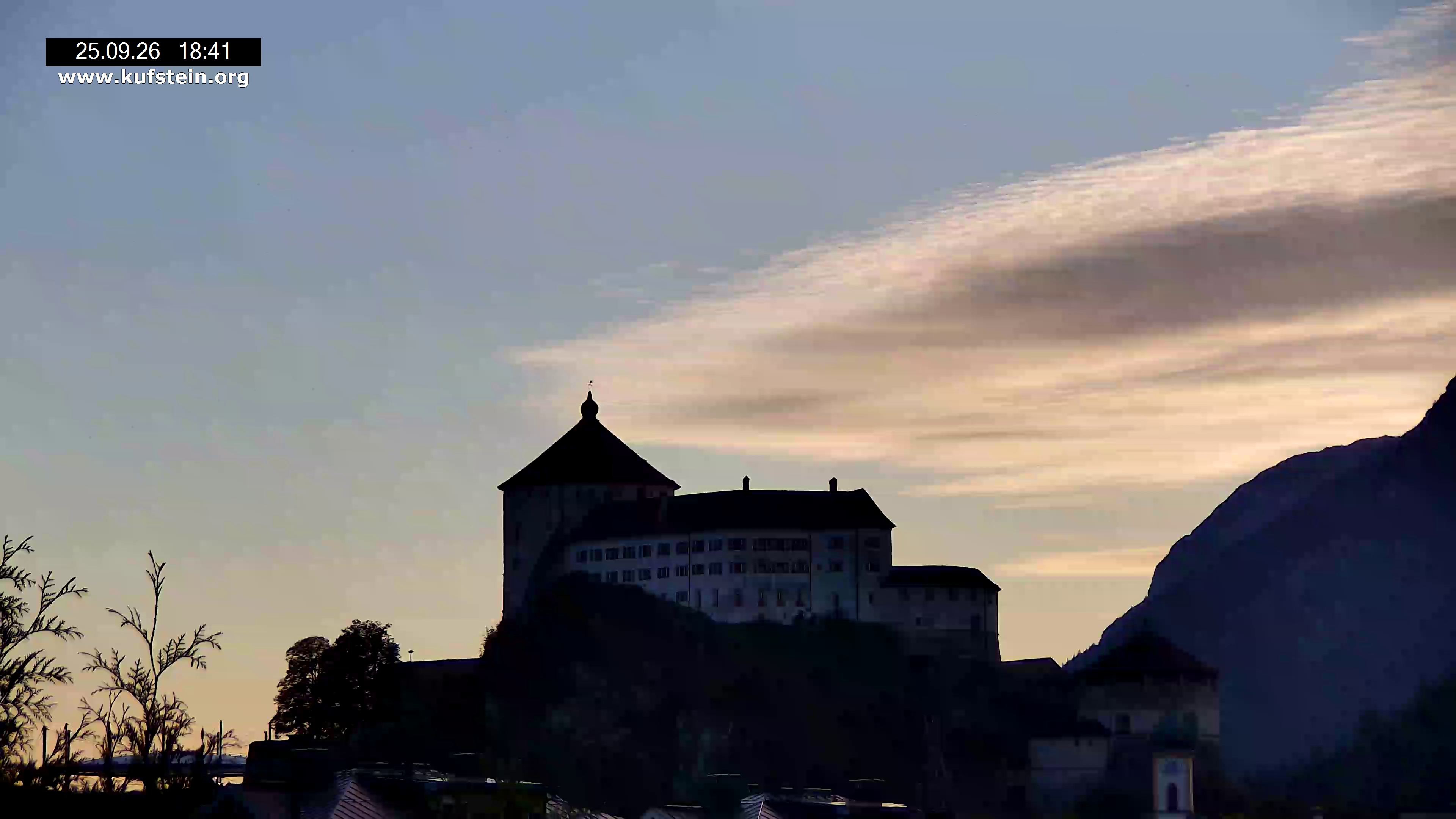 Archiv Foto Webcam Festung Kufstein