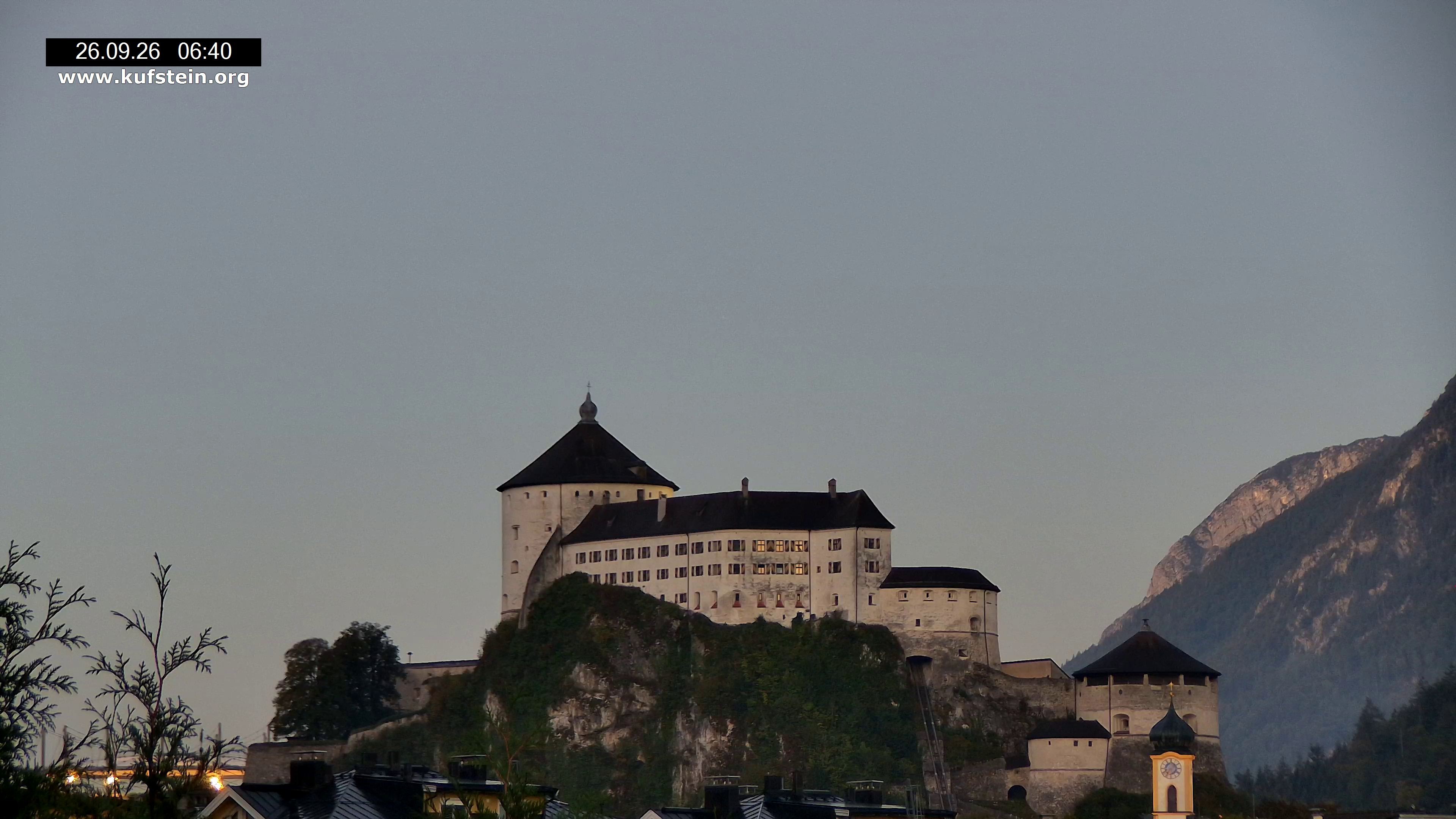 Archiv Foto Webcam Festung Kufstein