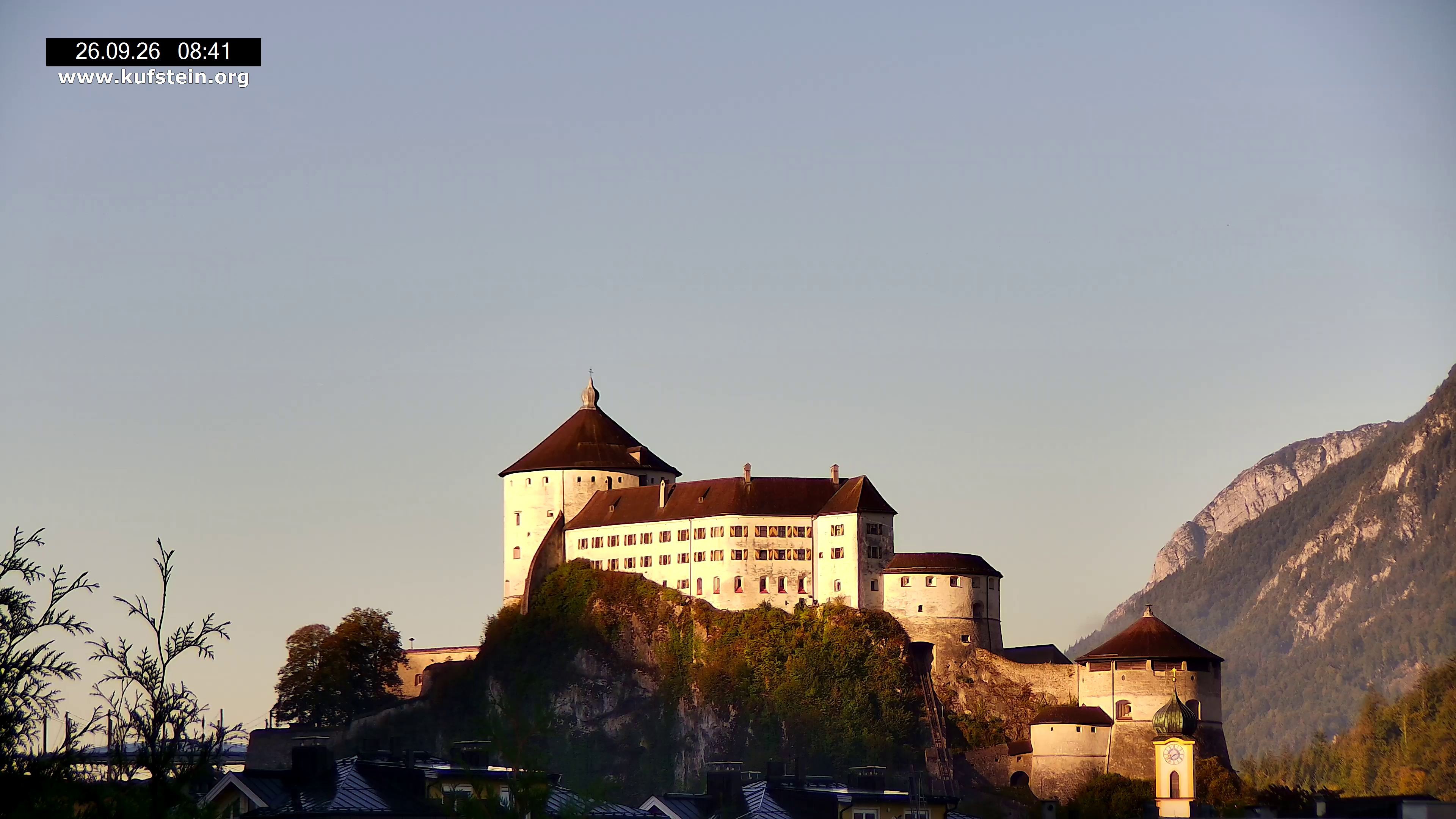 Archiv Foto Webcam Festung Kufstein