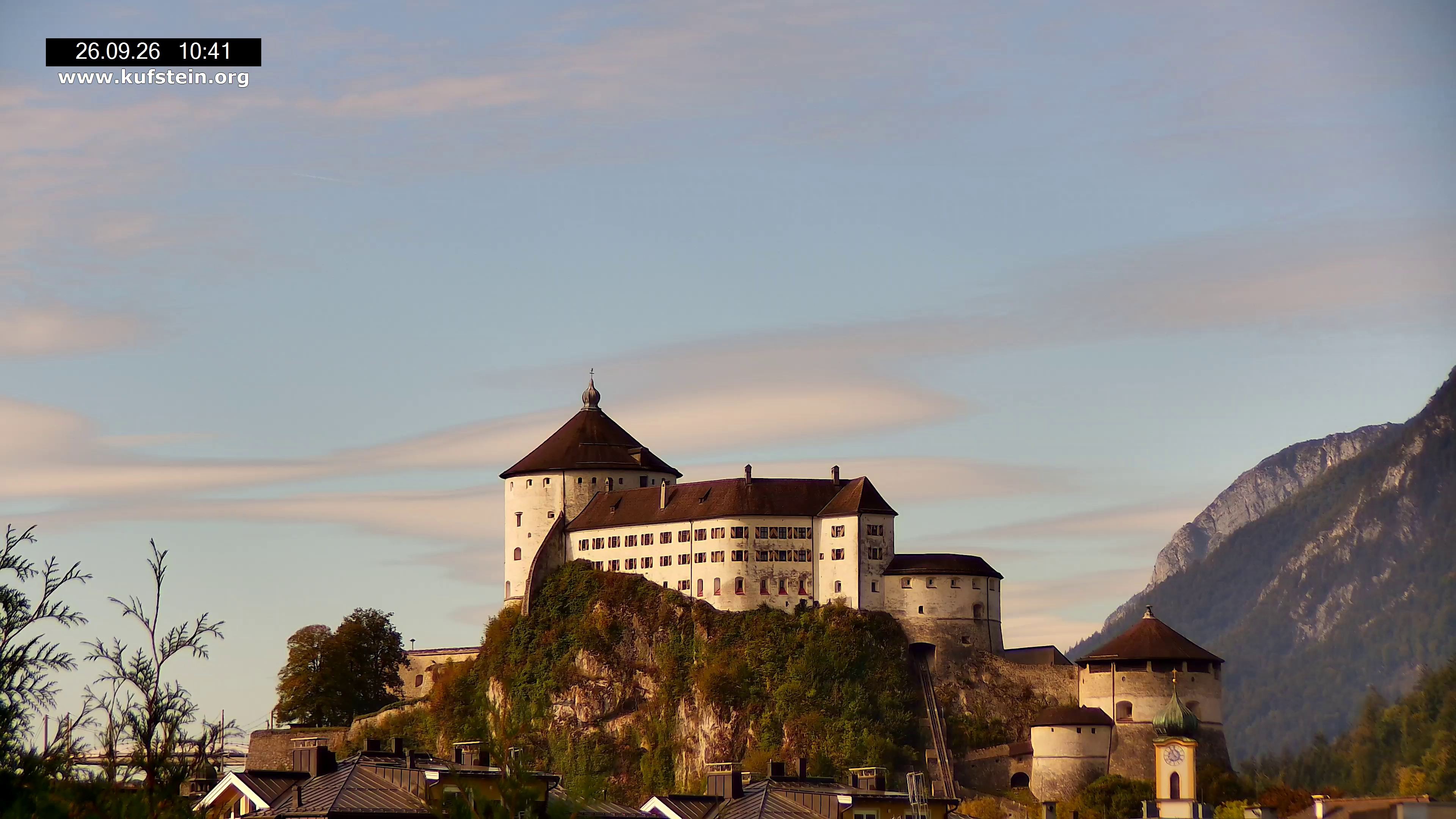 Archiv Foto Webcam Festung Kufstein