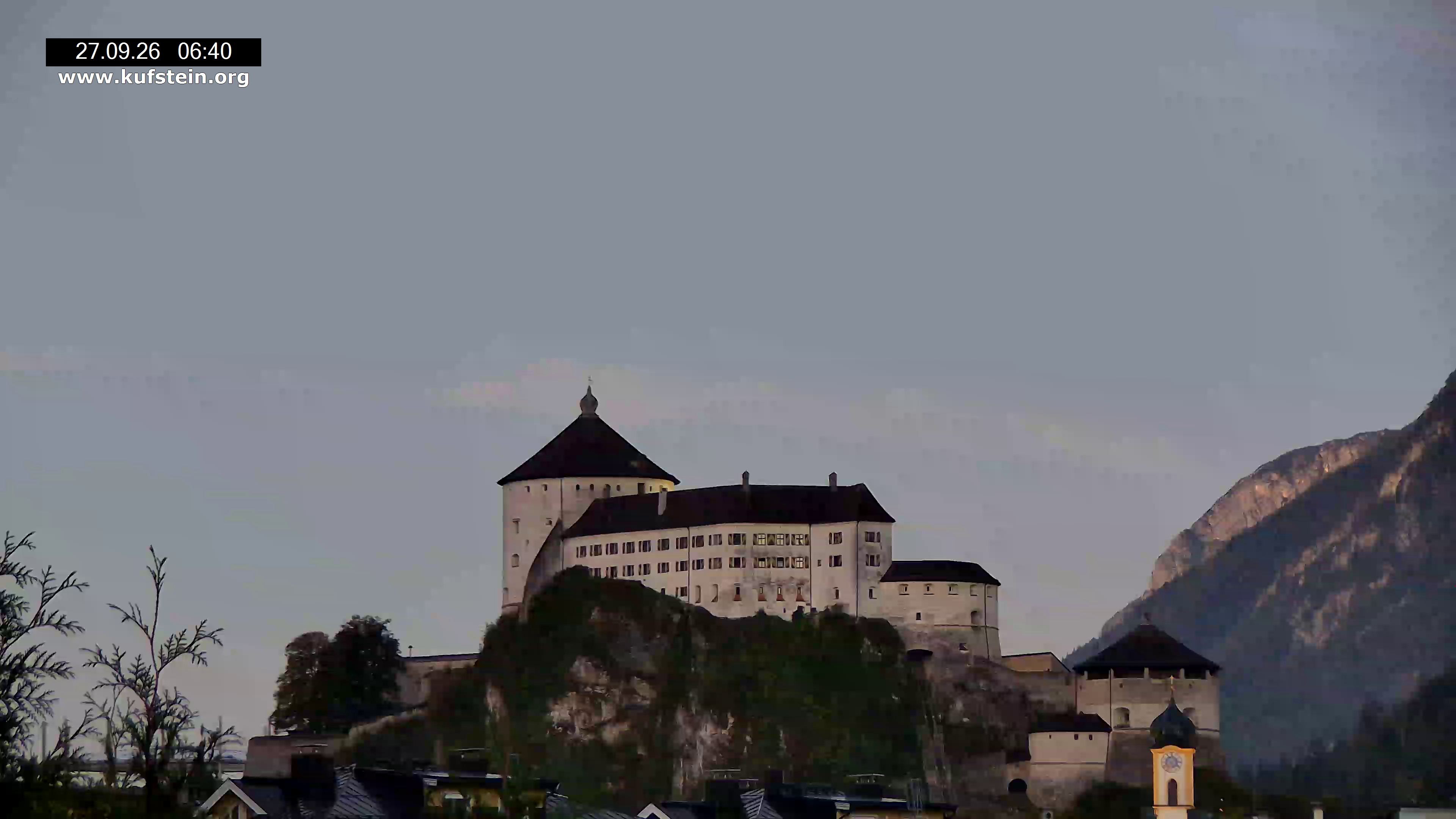 Archiv Foto Webcam Festung Kufstein