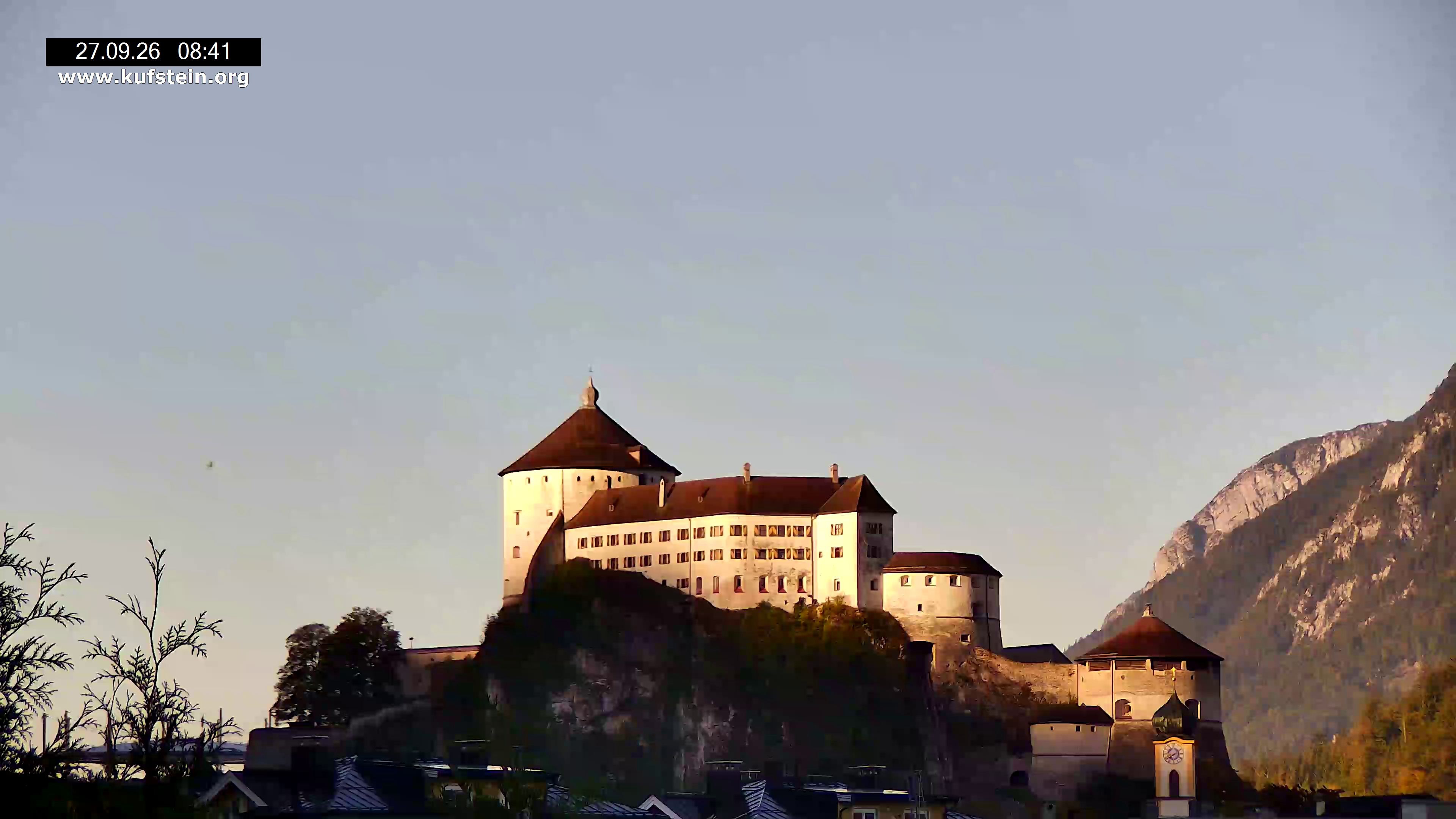Archiv Foto Webcam Festung Kufstein