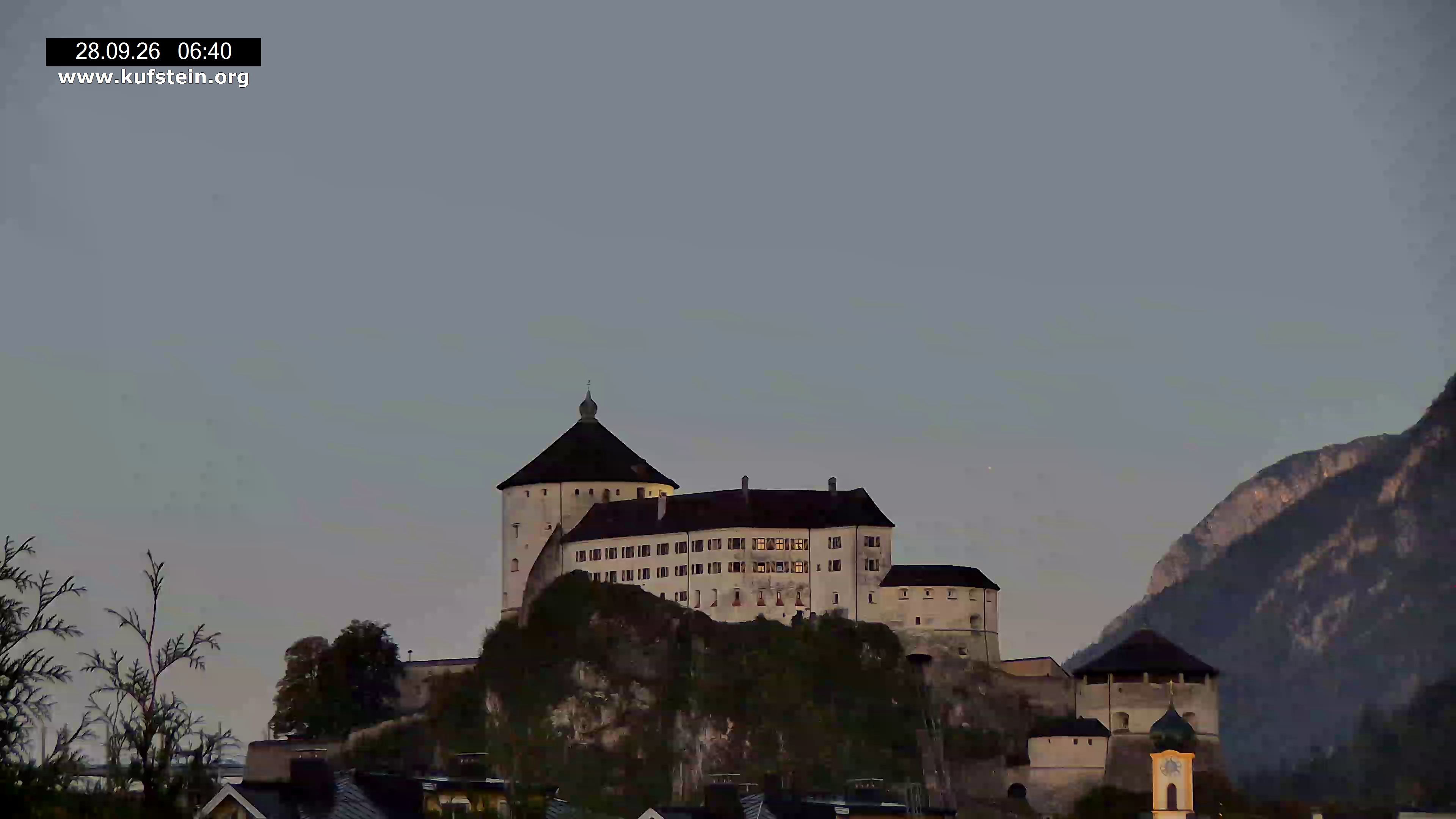 Archiv Foto Webcam Festung Kufstein