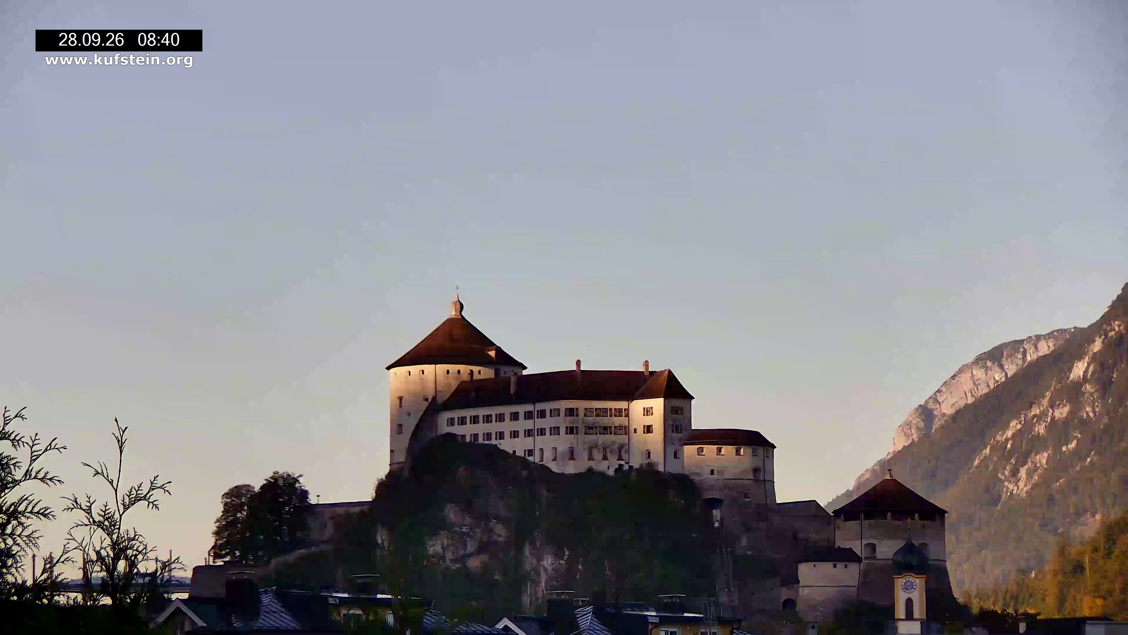 Archiv Foto Webcam Festung Kufstein