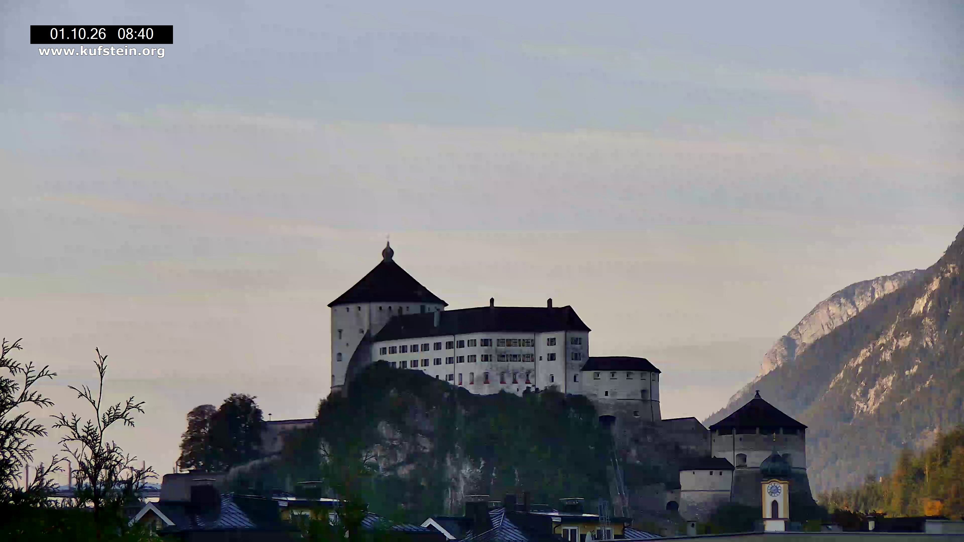 Archiv Foto Webcam Festung Kufstein