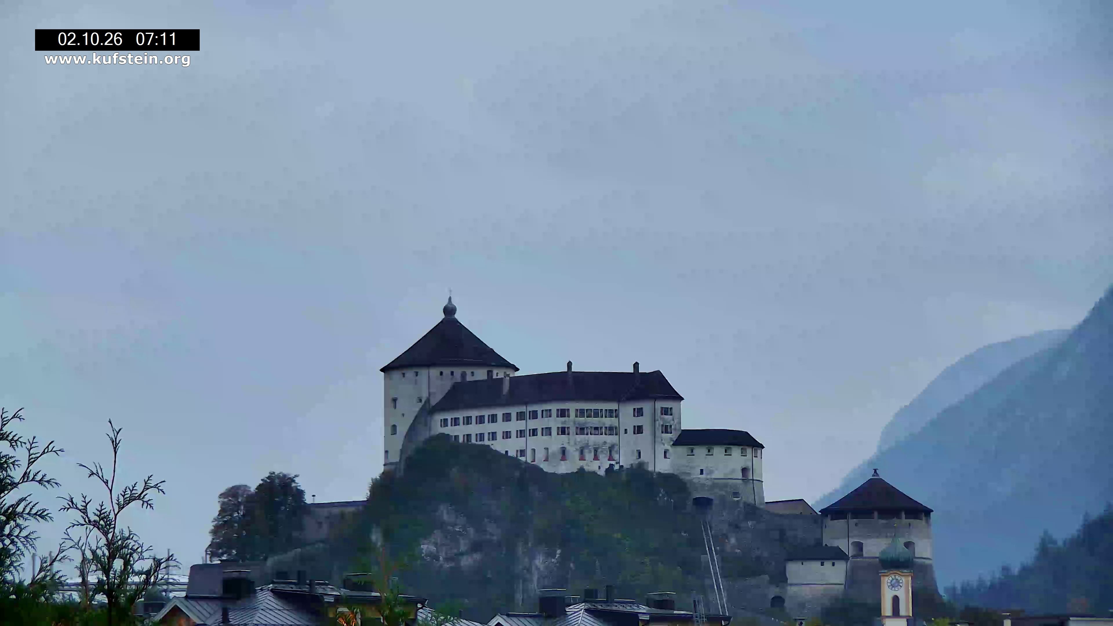 Archiv Foto Webcam Festung Kufstein