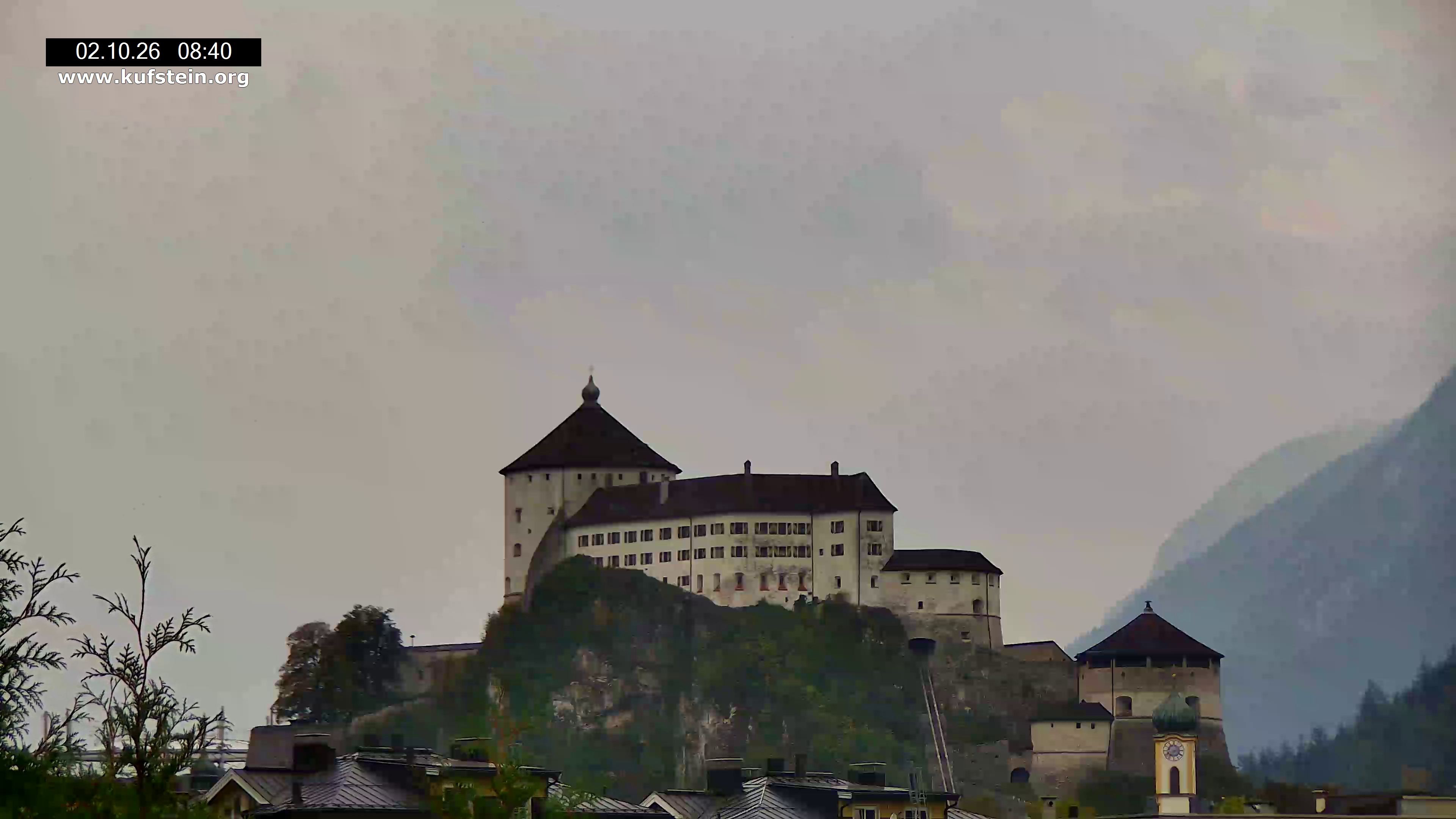 Archiv Foto Webcam Festung Kufstein