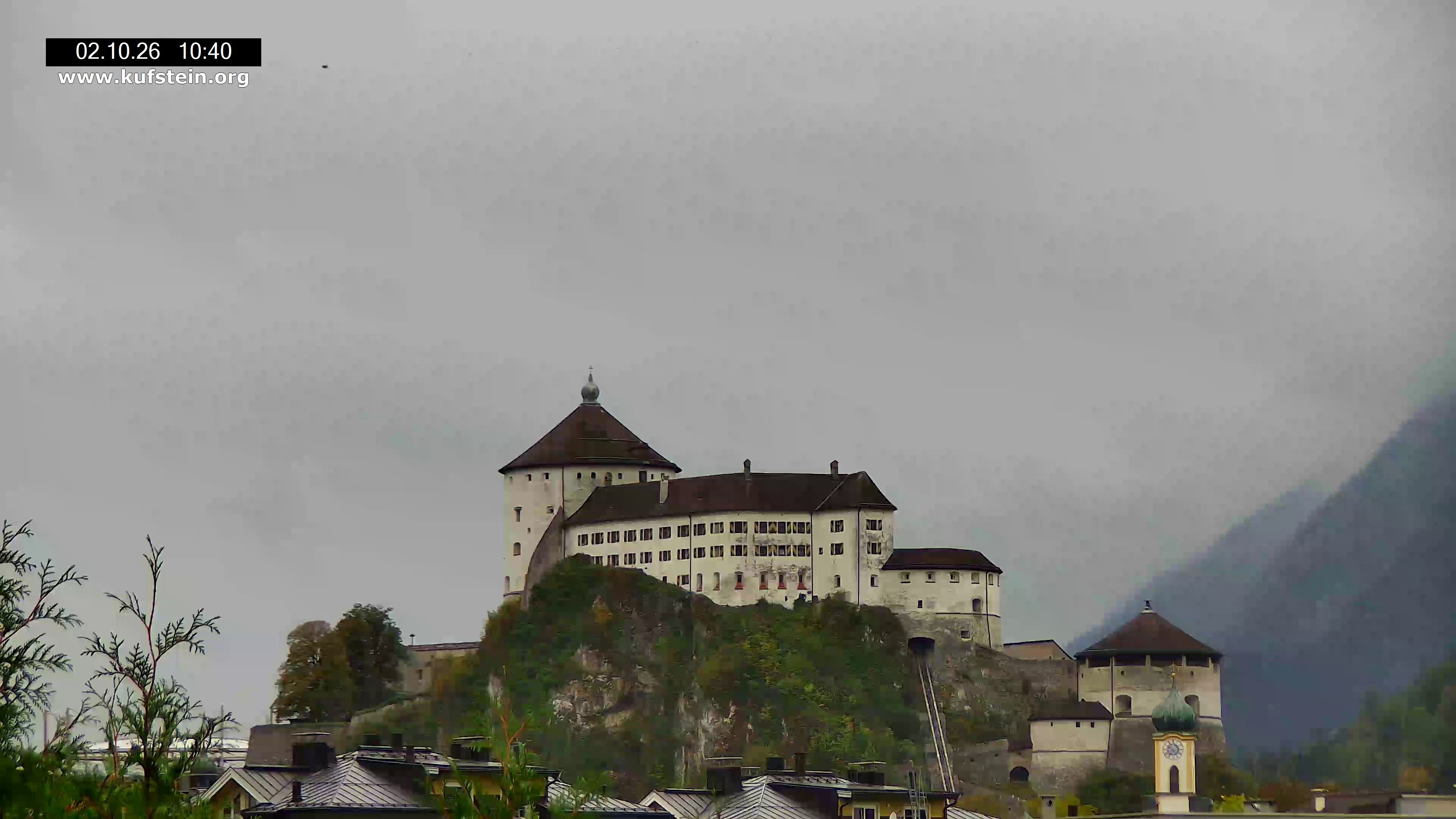 Archiv Foto Webcam Festung Kufstein