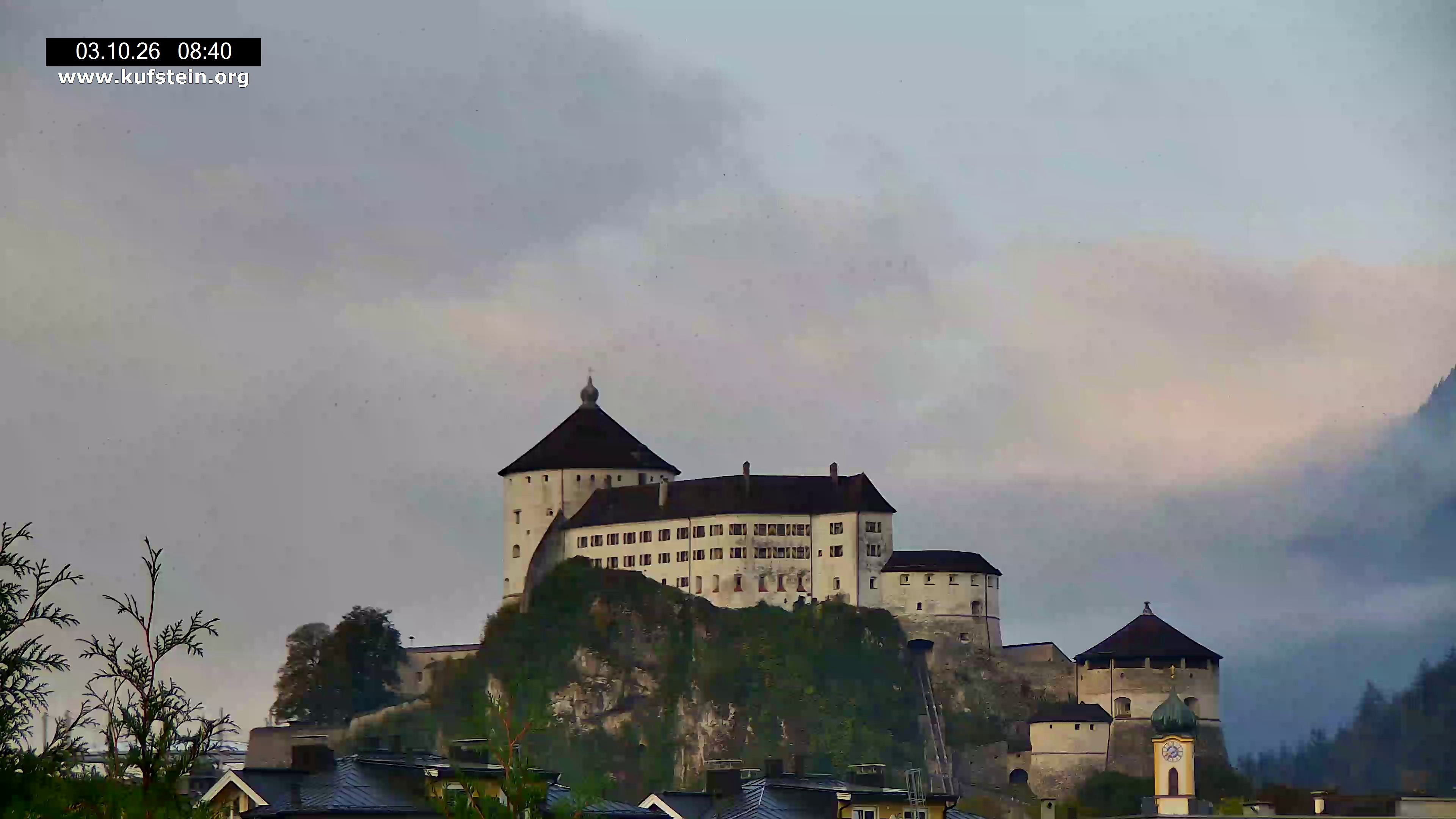 Archiv Foto Webcam Festung Kufstein