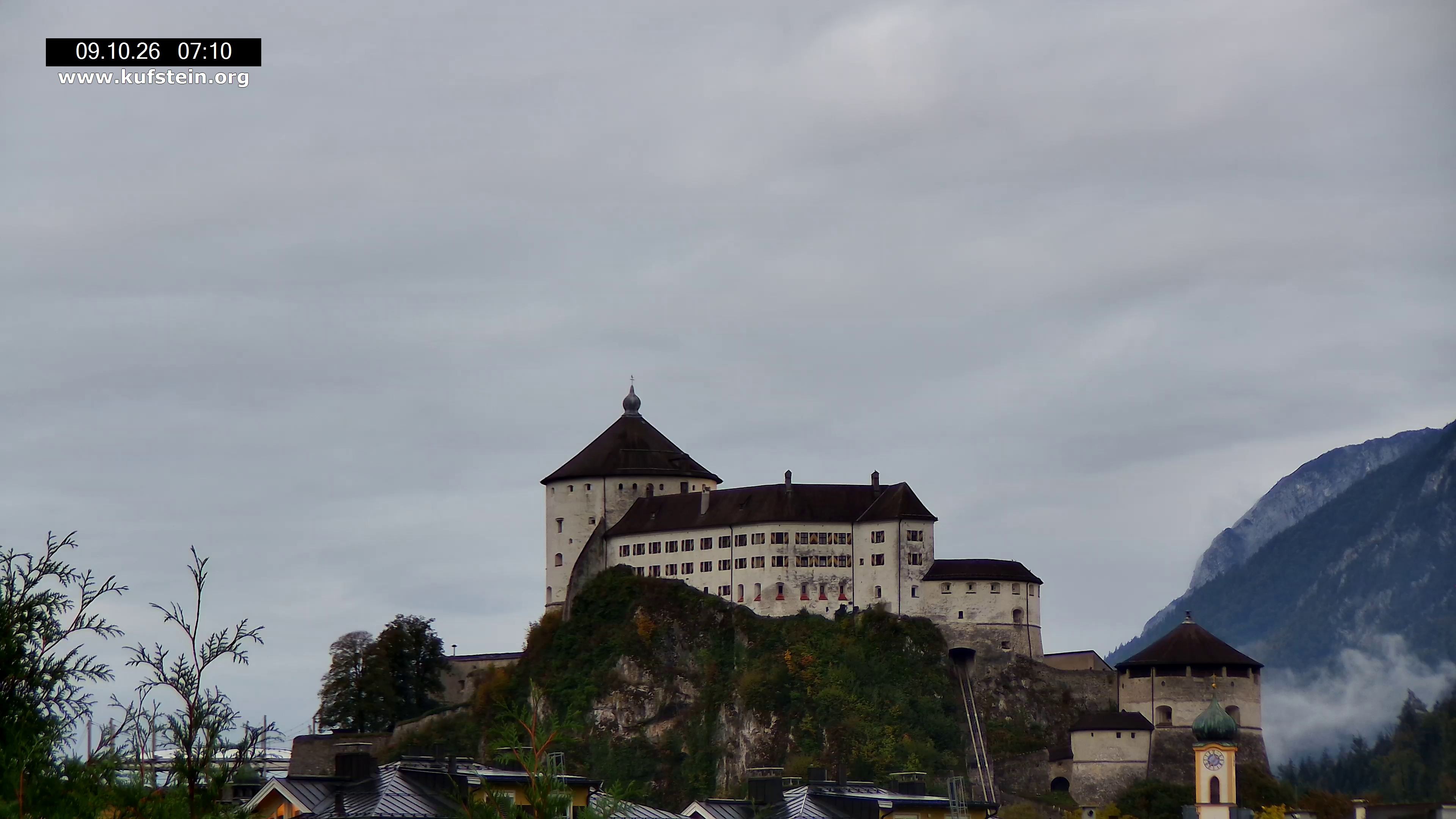 Archiv Foto Webcam Festung Kufstein