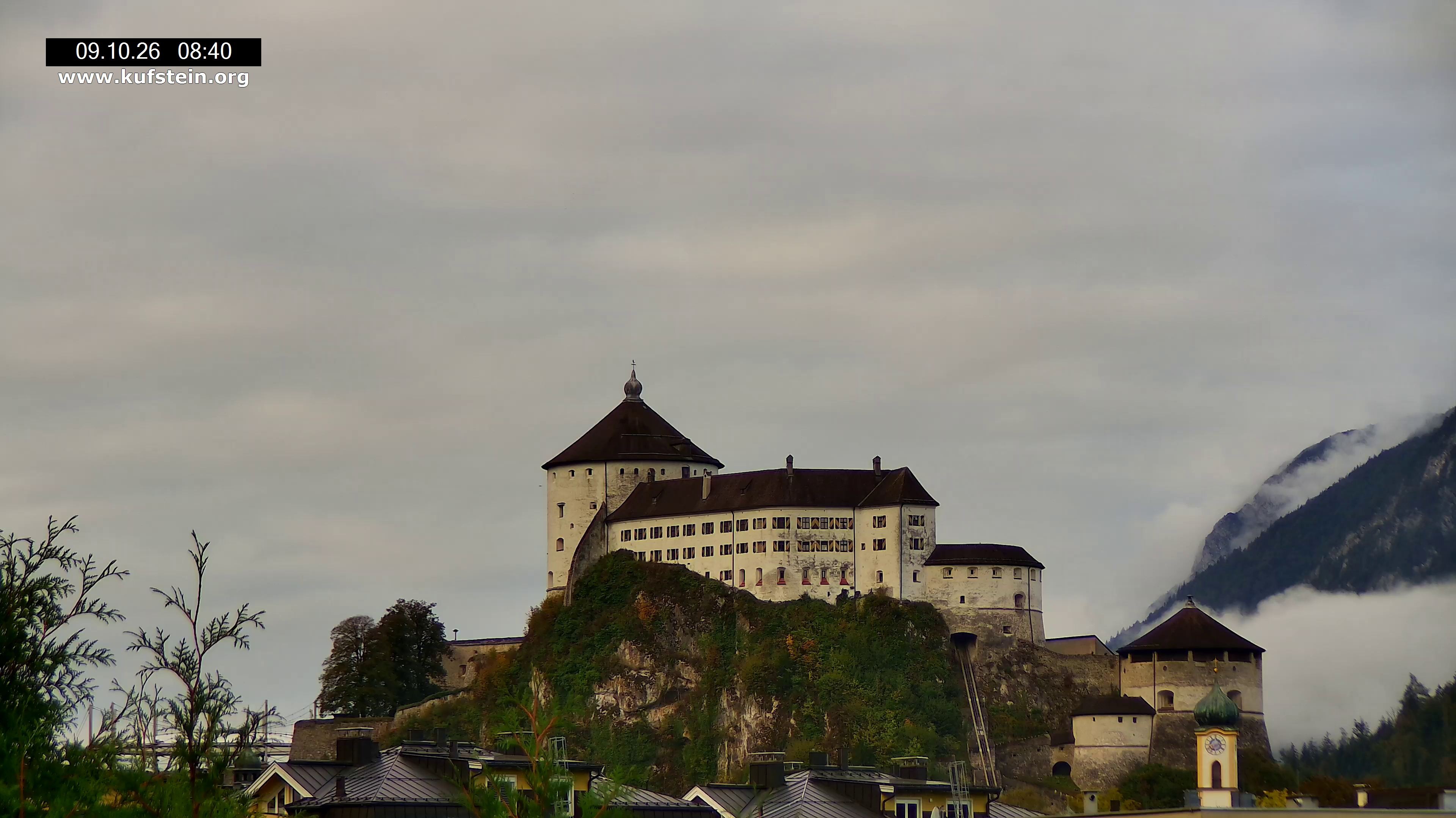 Archiv Foto Webcam Festung Kufstein