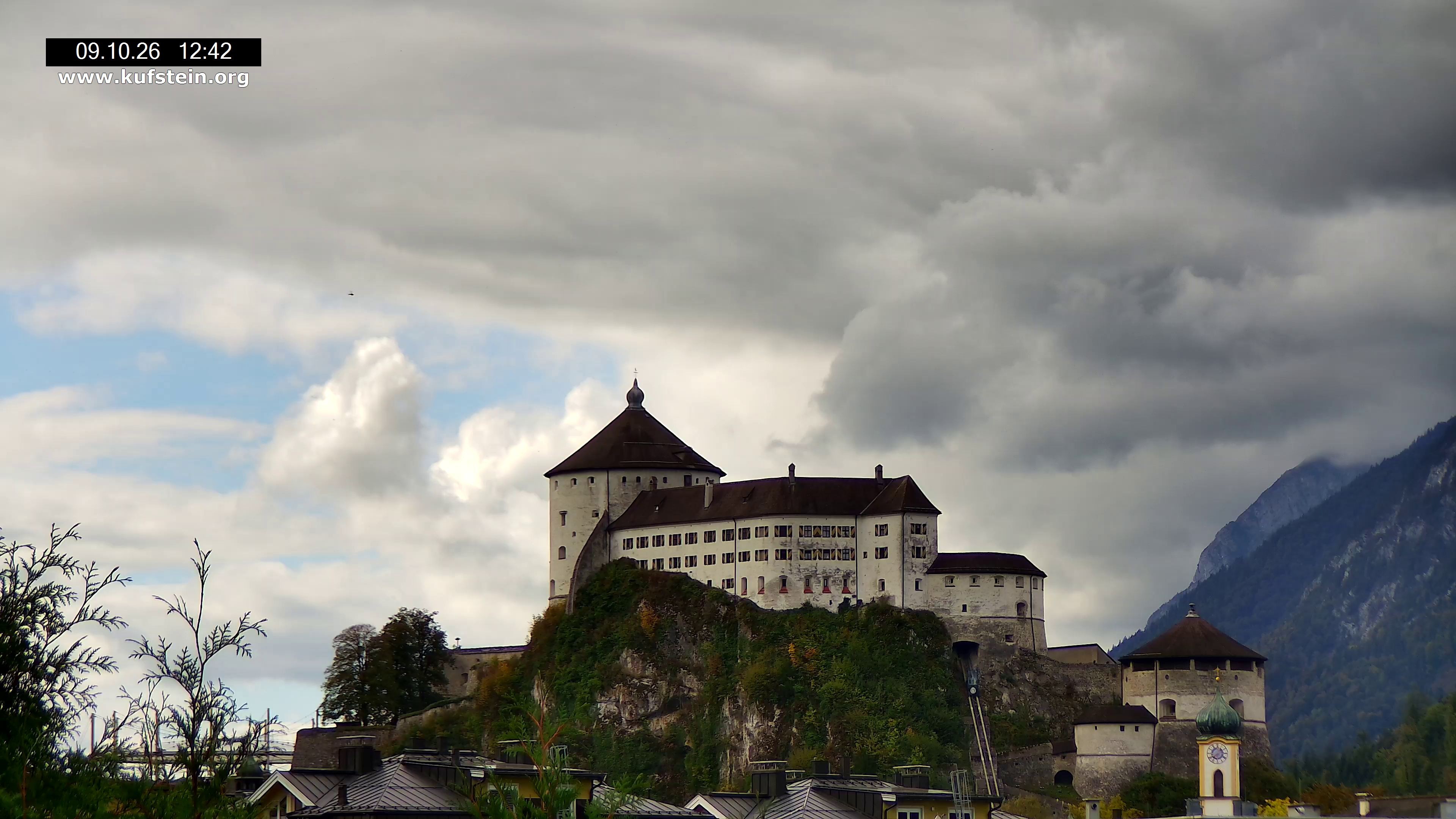 Archiv Foto Webcam Festung Kufstein