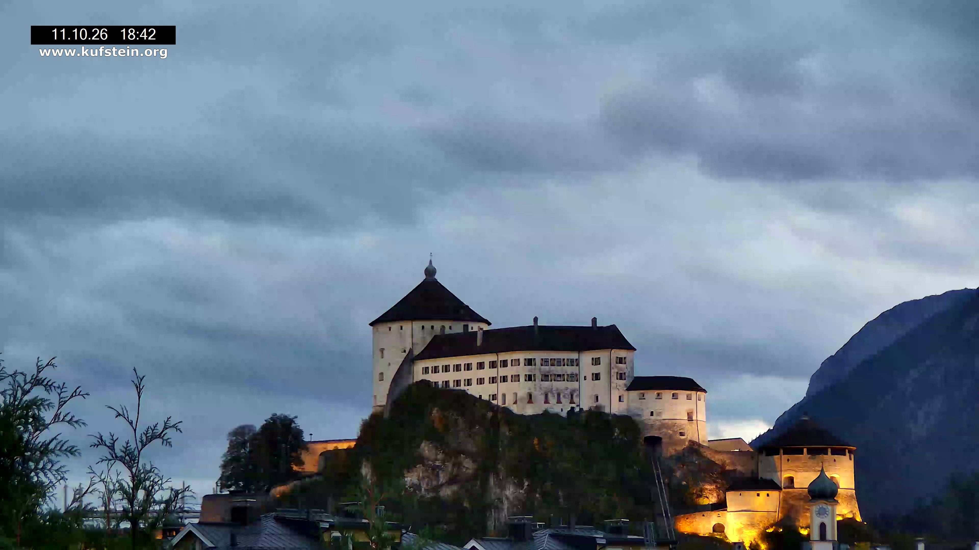 Archiv Foto Webcam Festung Kufstein