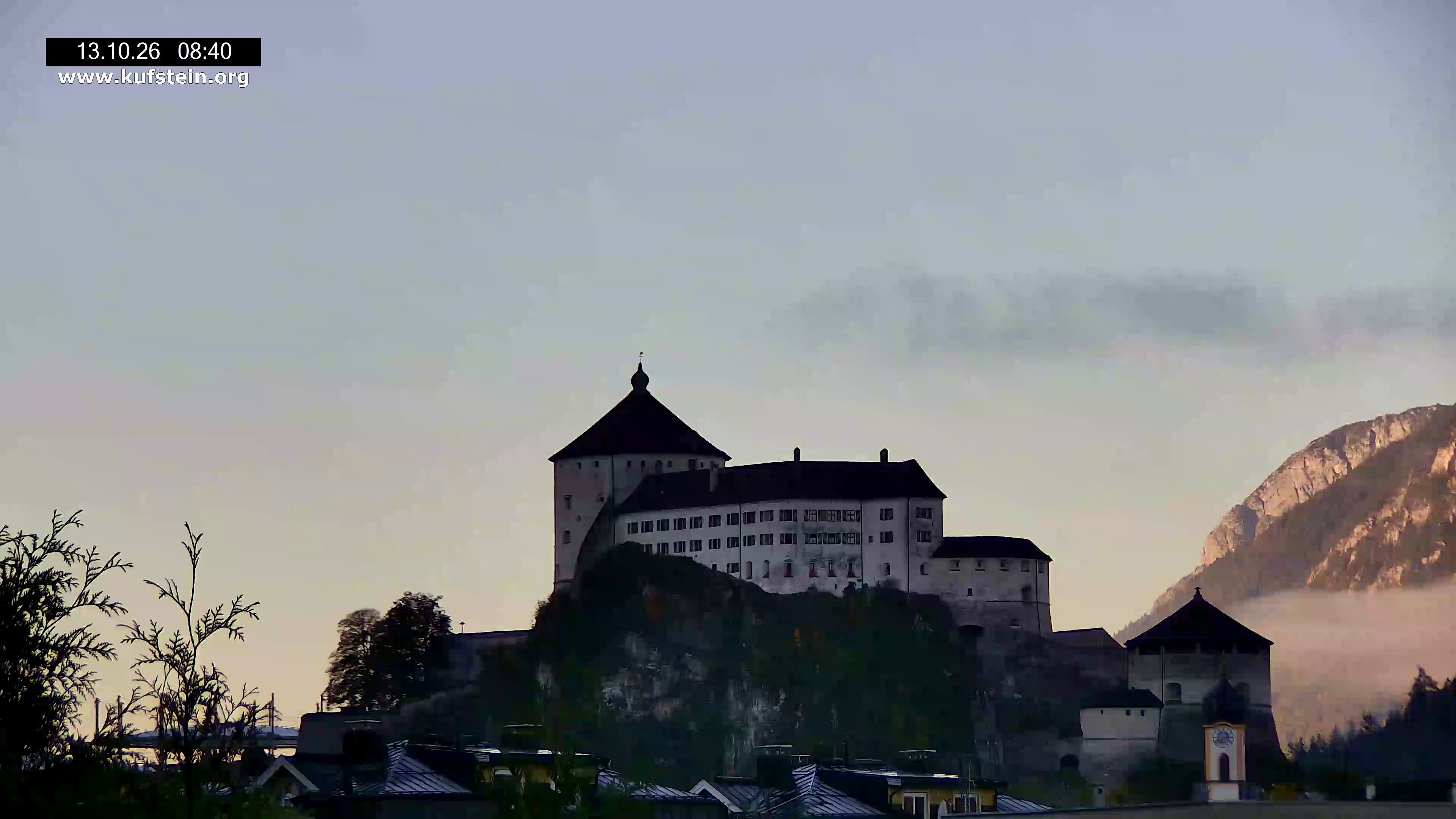 Archiv Foto Webcam Festung Kufstein