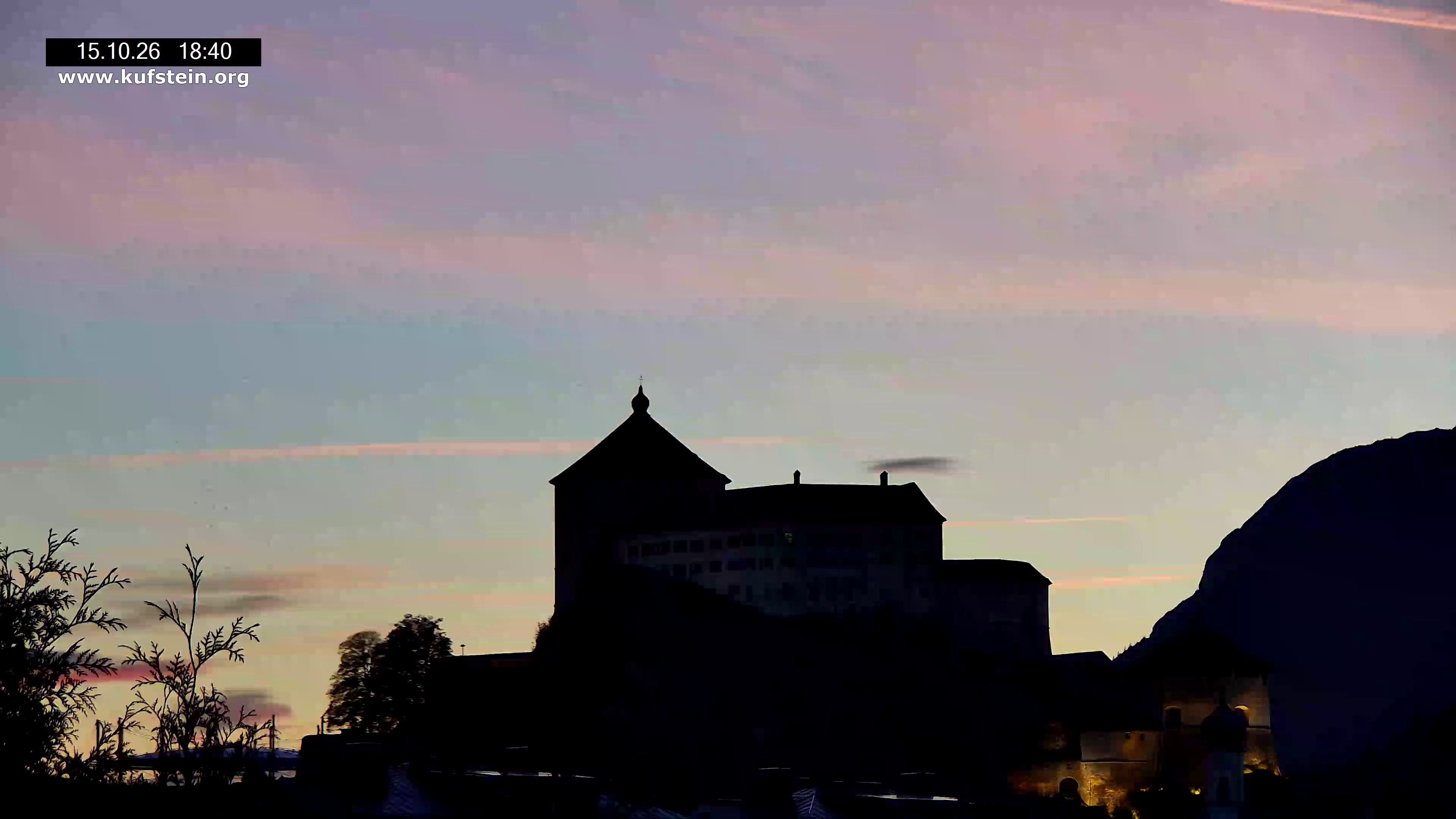 Archiv Foto Webcam Festung Kufstein