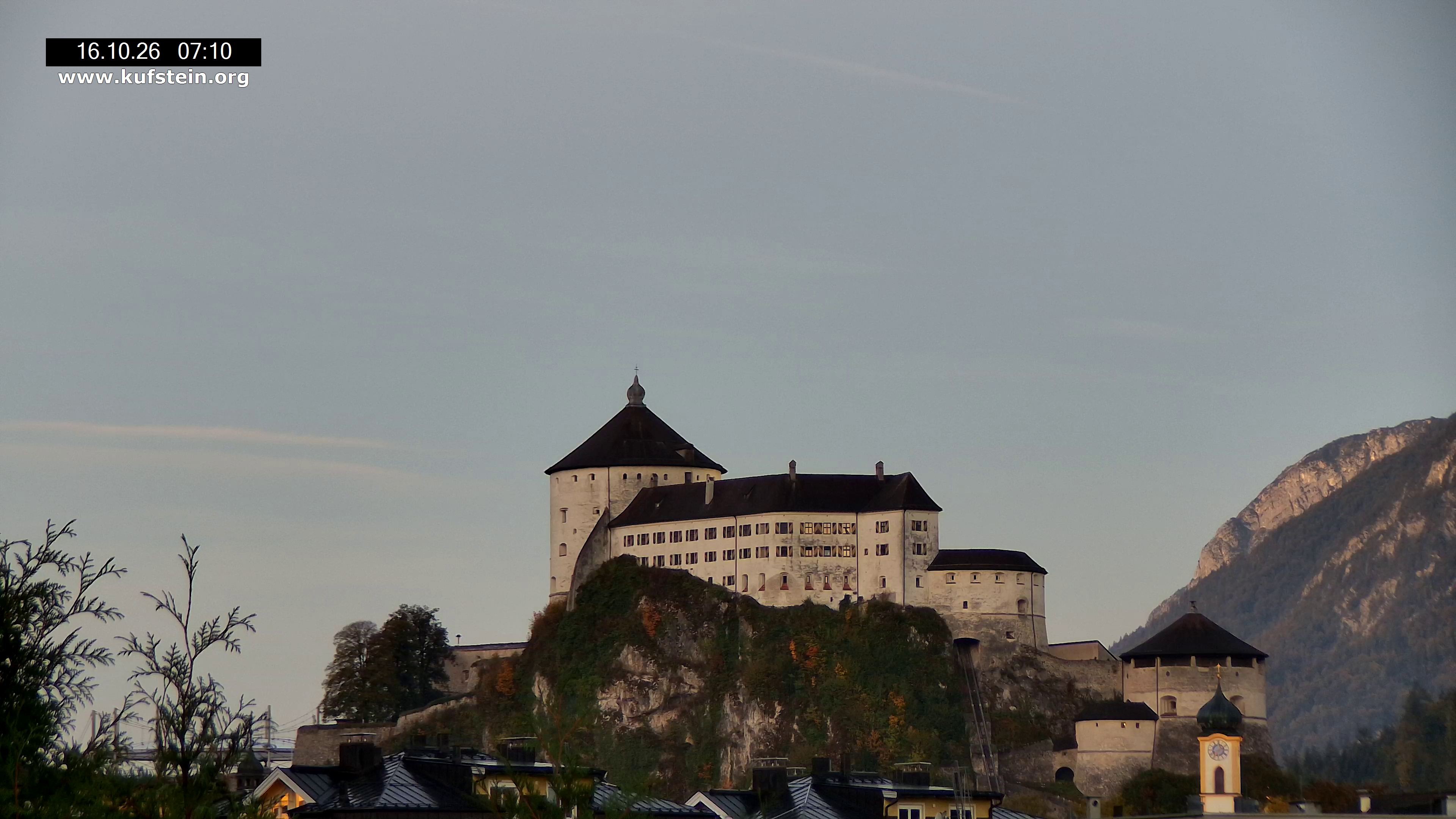 Archiv Foto Webcam Festung Kufstein