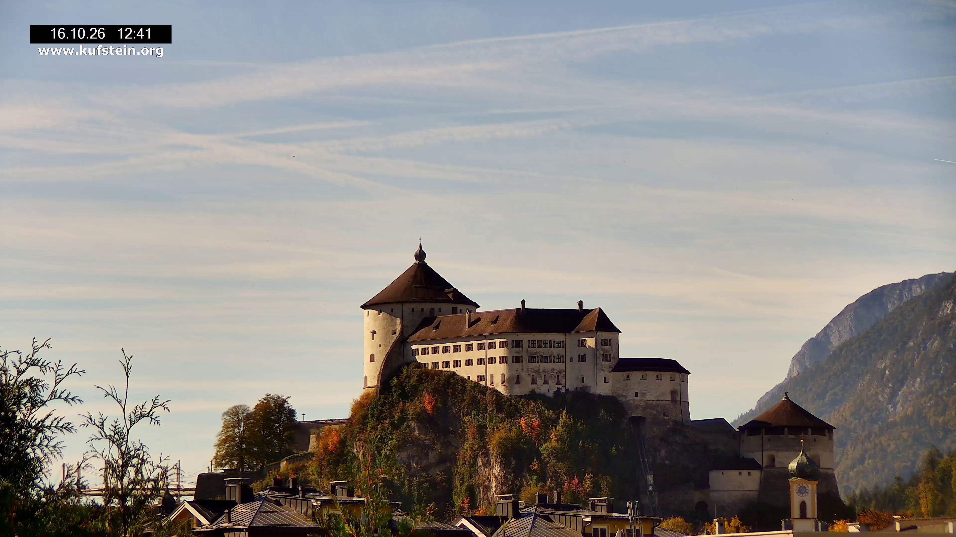 Archiv Foto Webcam Festung Kufstein