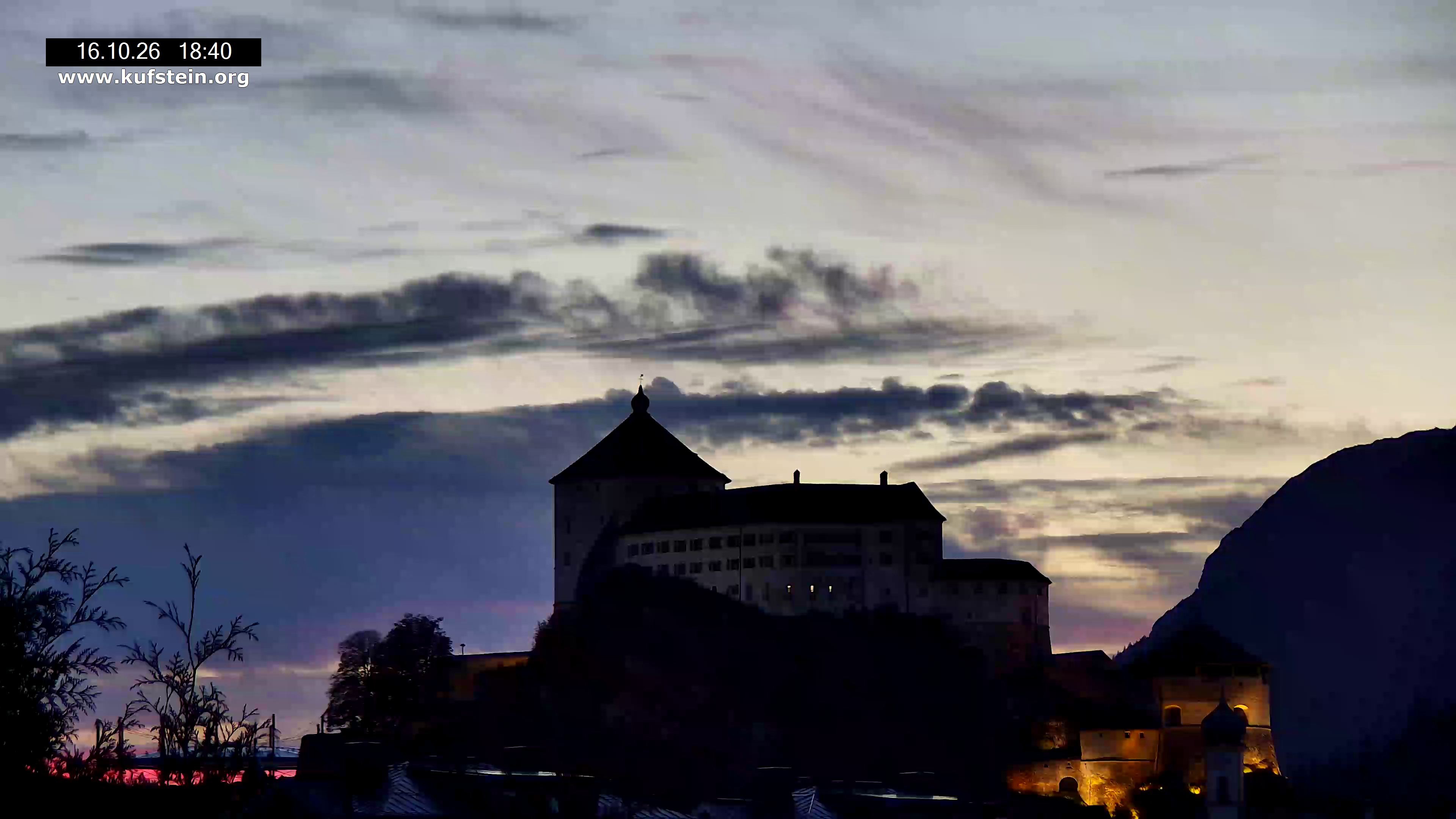 Archiv Foto Webcam Festung Kufstein