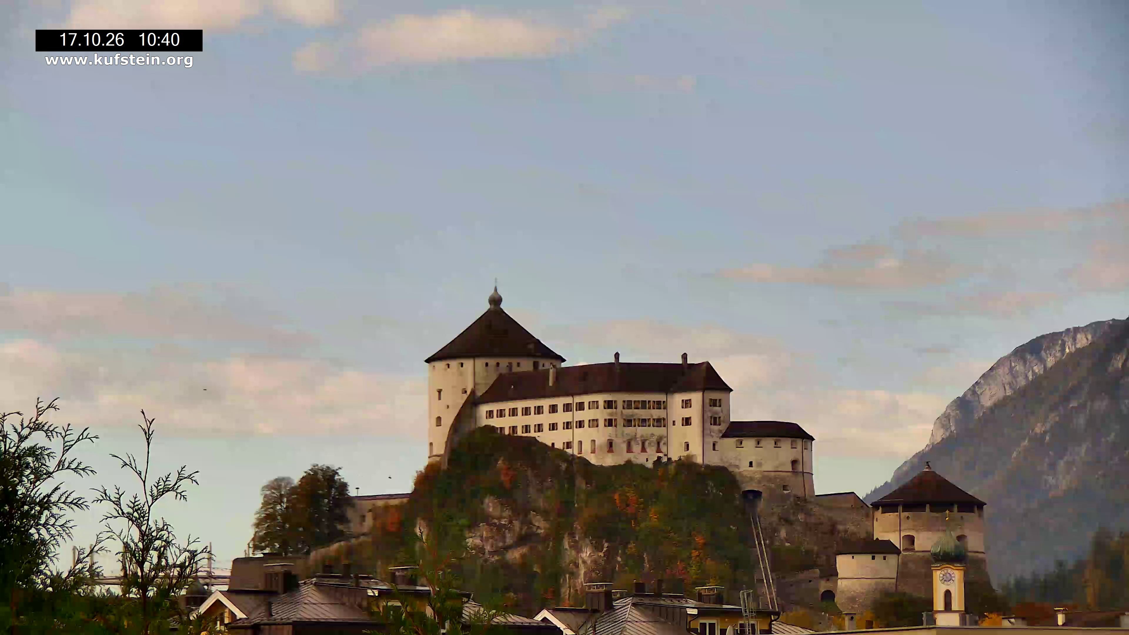 Archiv Foto Webcam Festung Kufstein