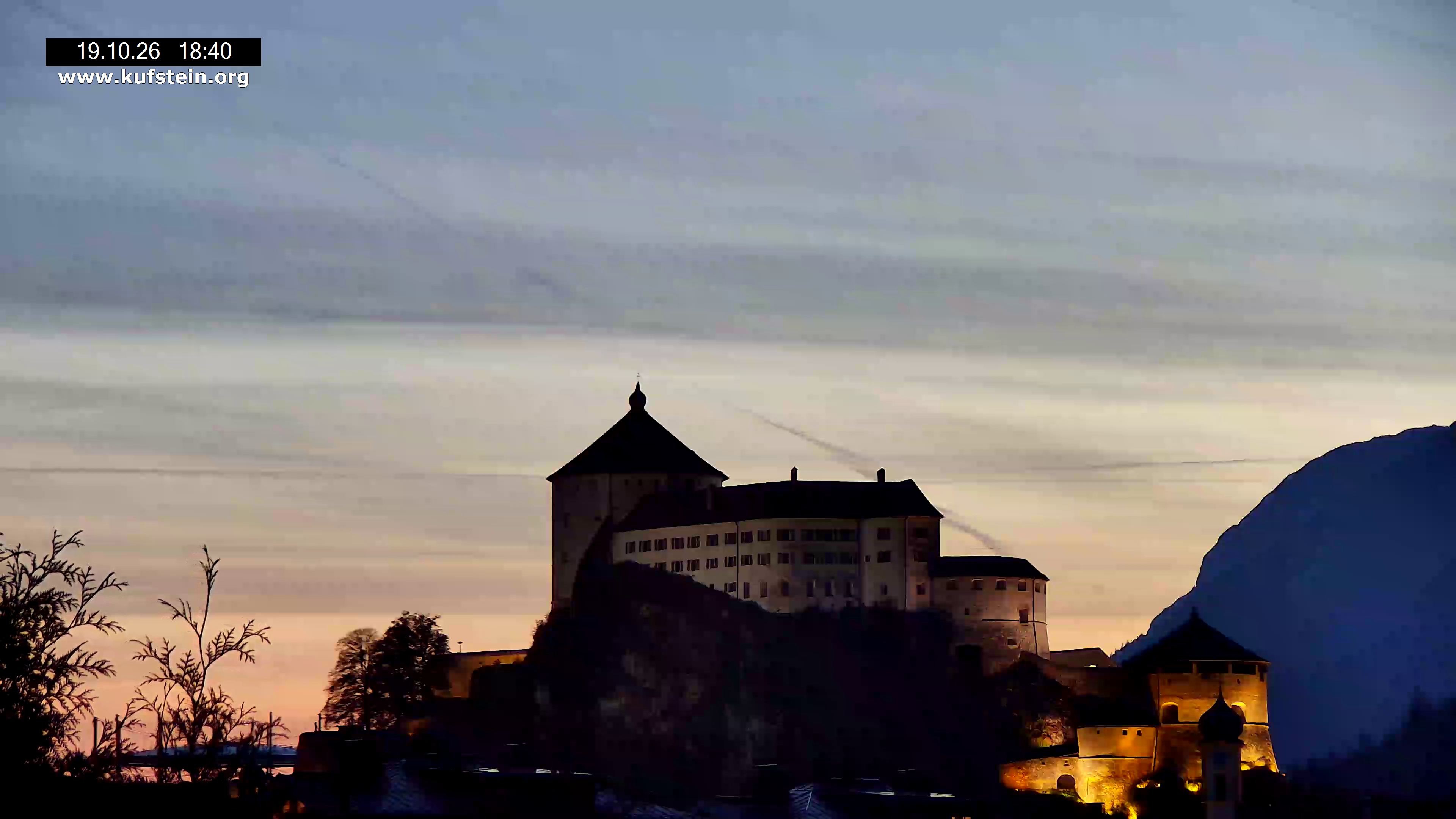 Archiv Foto Webcam Festung Kufstein