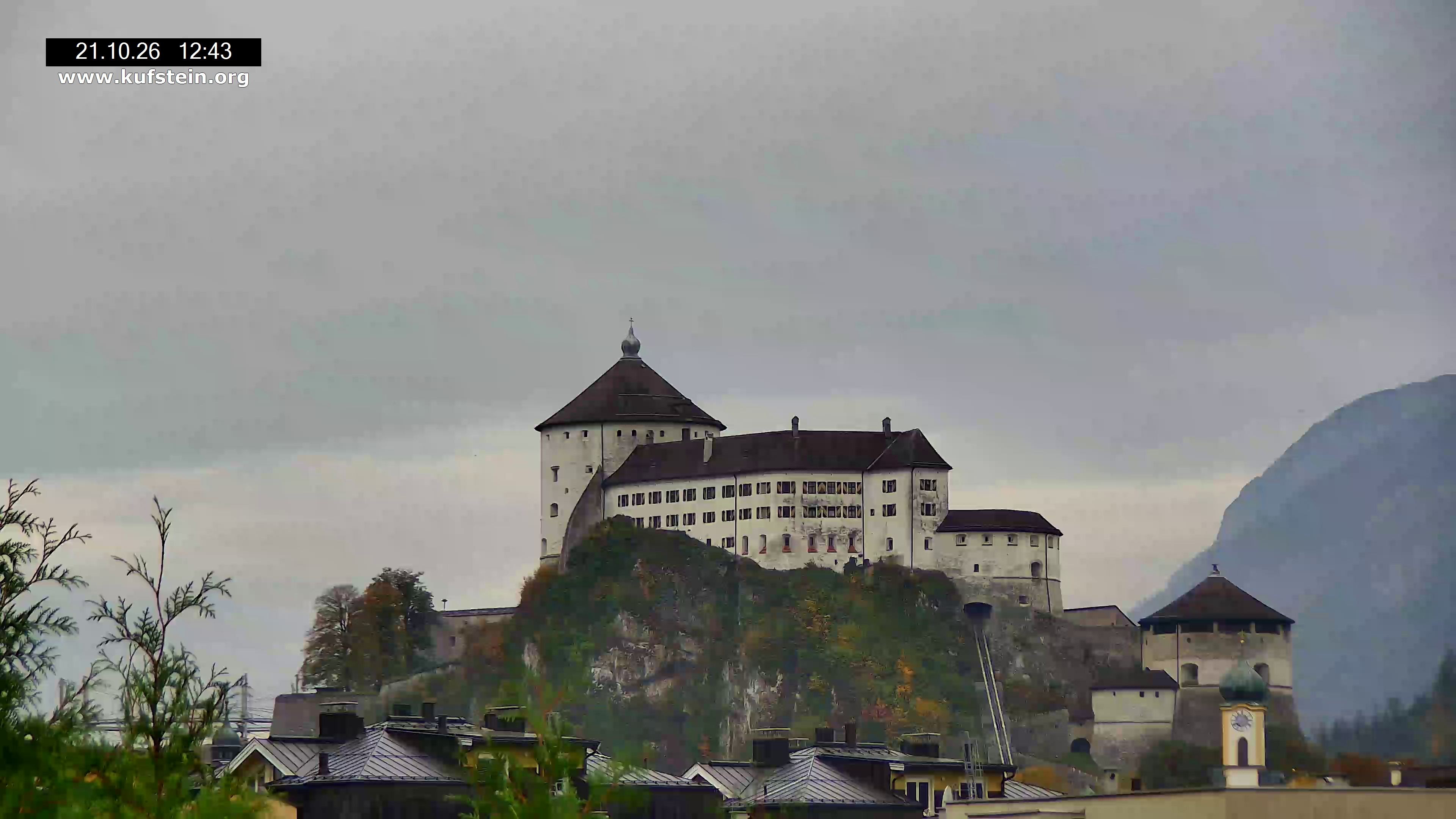 Archiv Foto Webcam Festung Kufstein