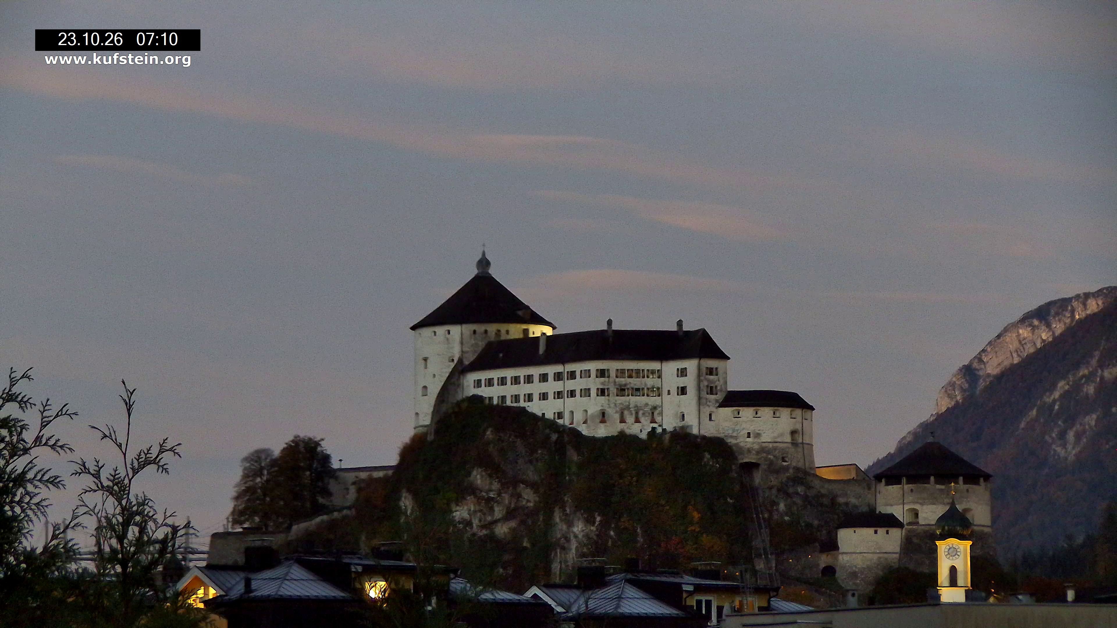 Archiv Foto Webcam Festung Kufstein