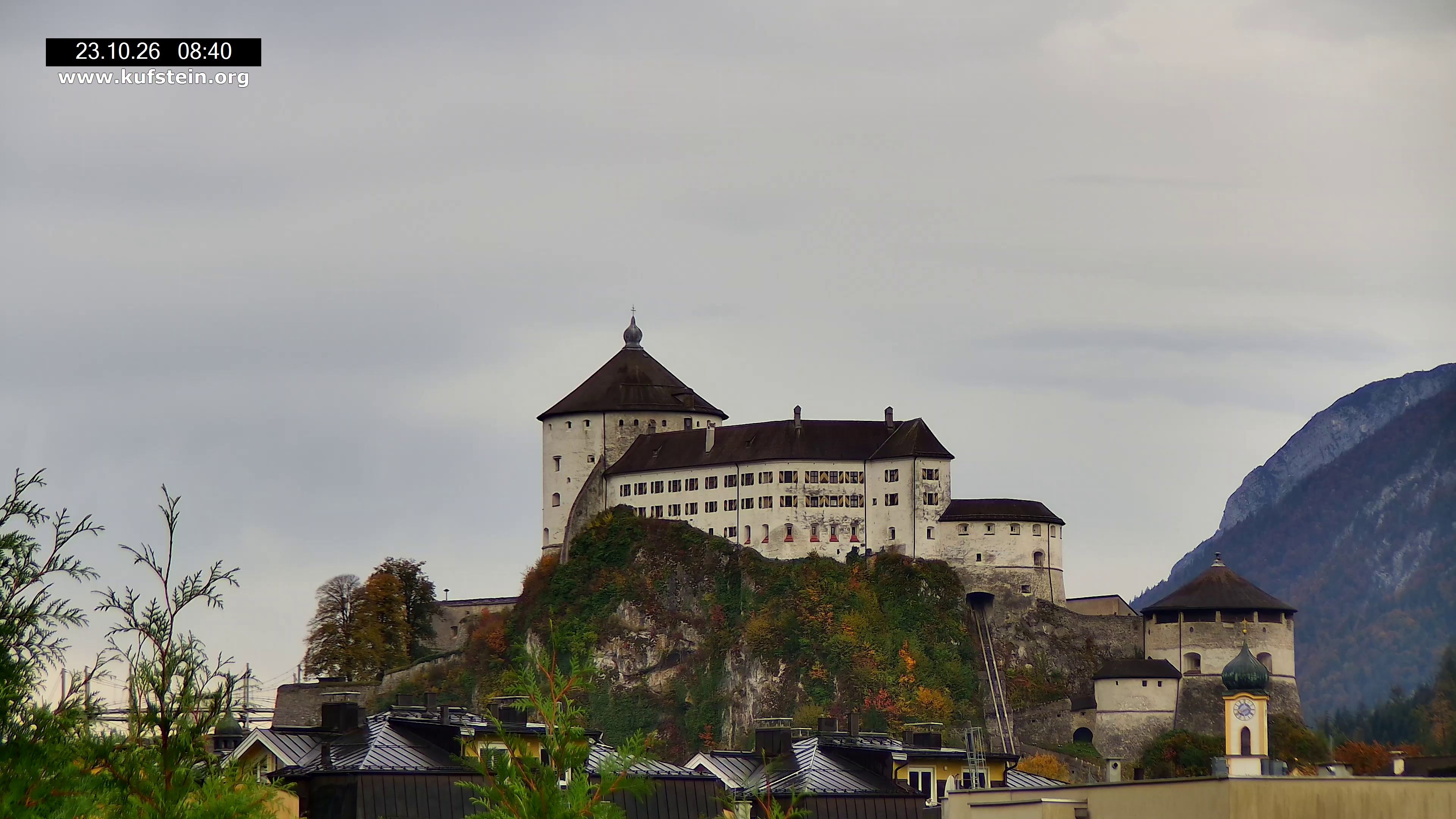 Archiv Foto Webcam Festung Kufstein