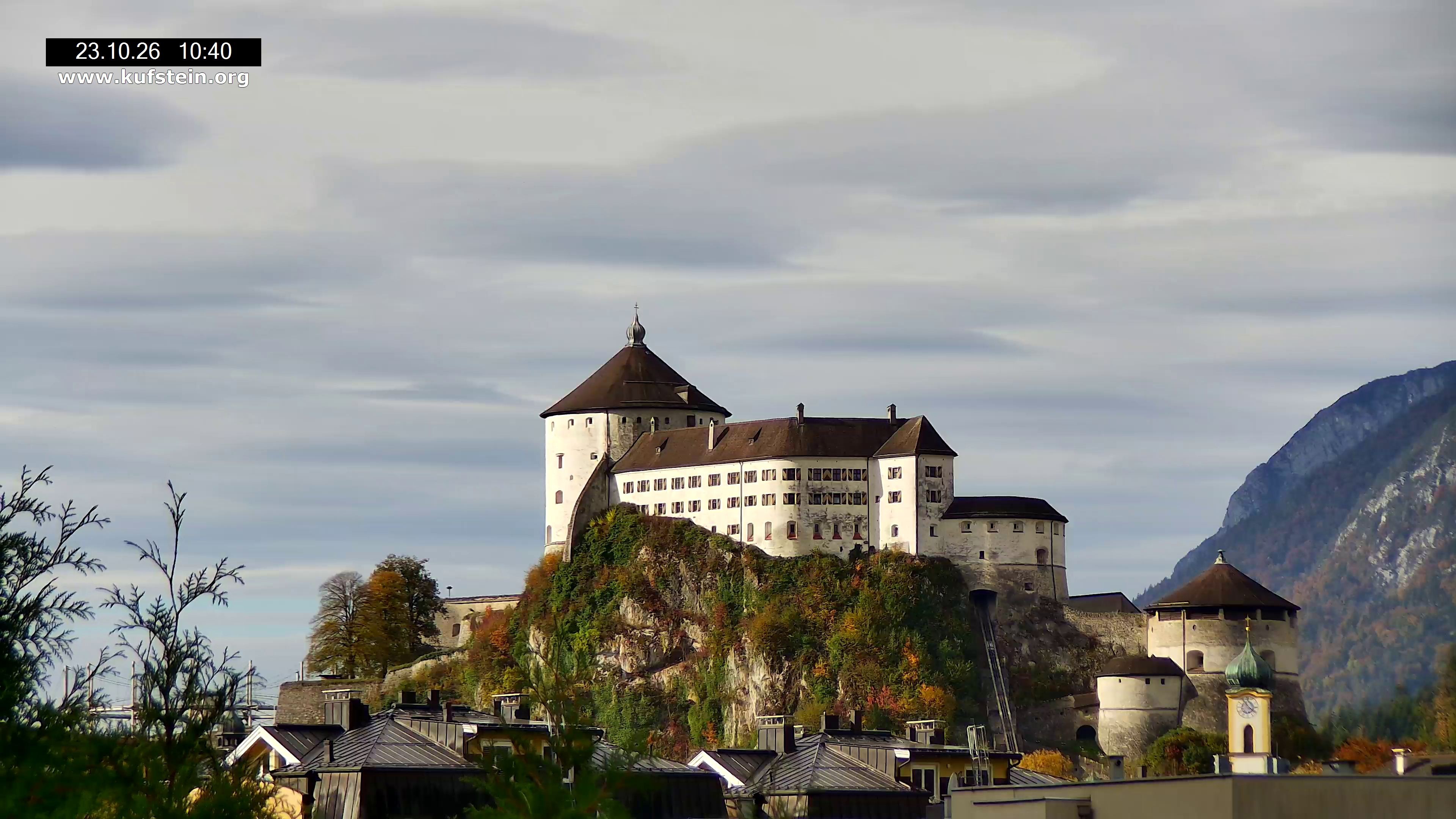 Archiv Foto Webcam Festung Kufstein