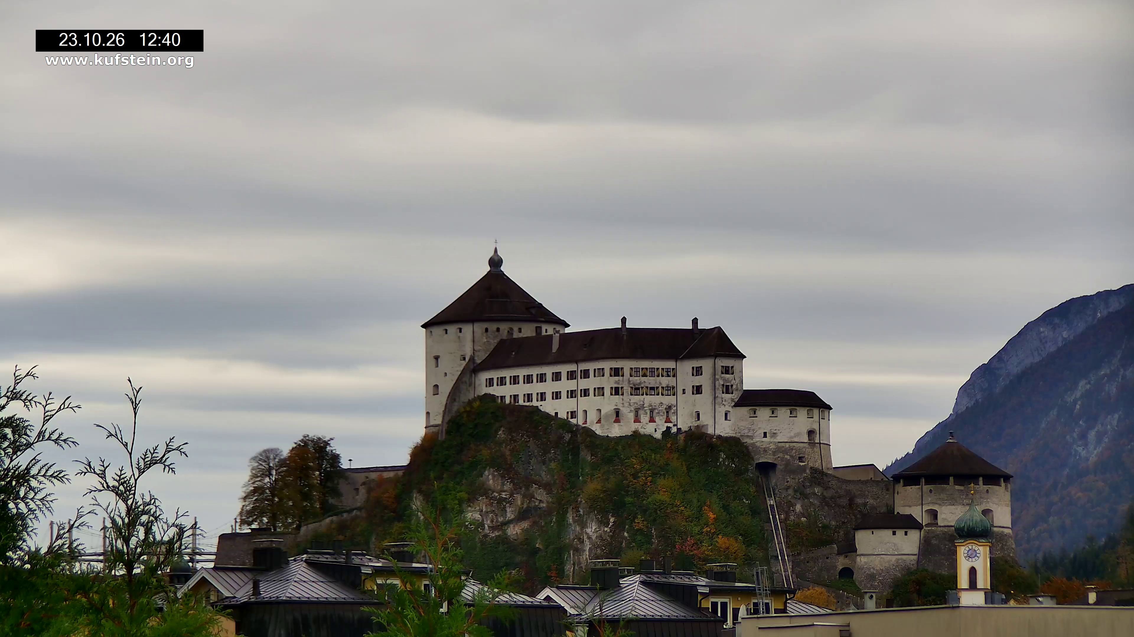 Archiv Foto Webcam Festung Kufstein