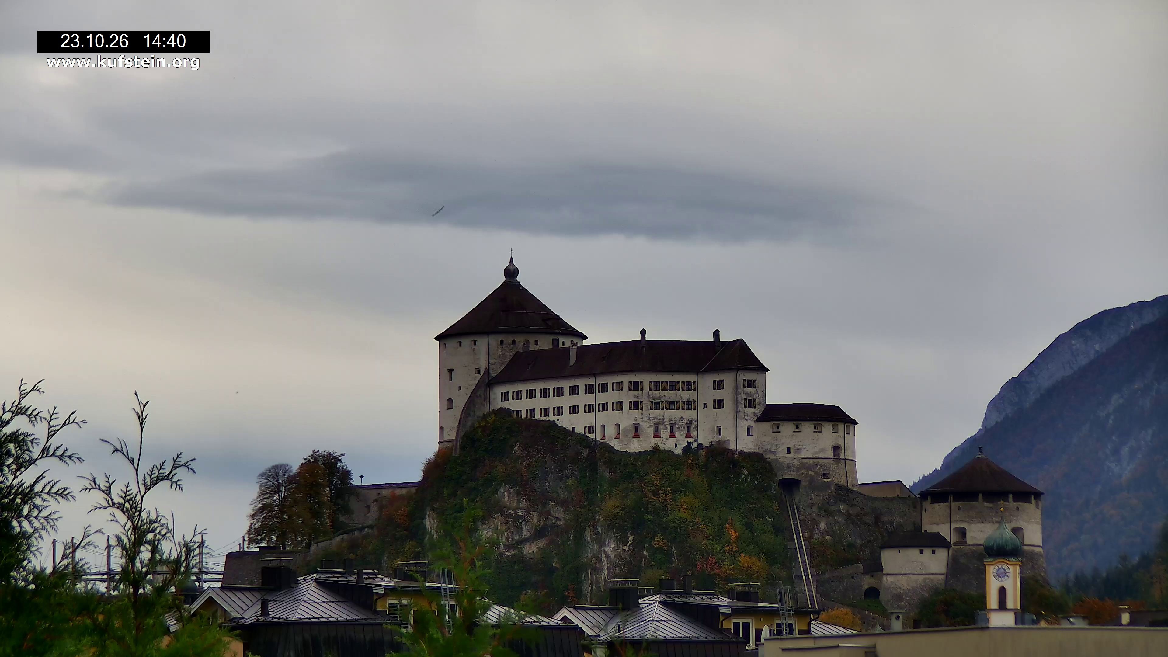 Archiv Foto Webcam Festung Kufstein