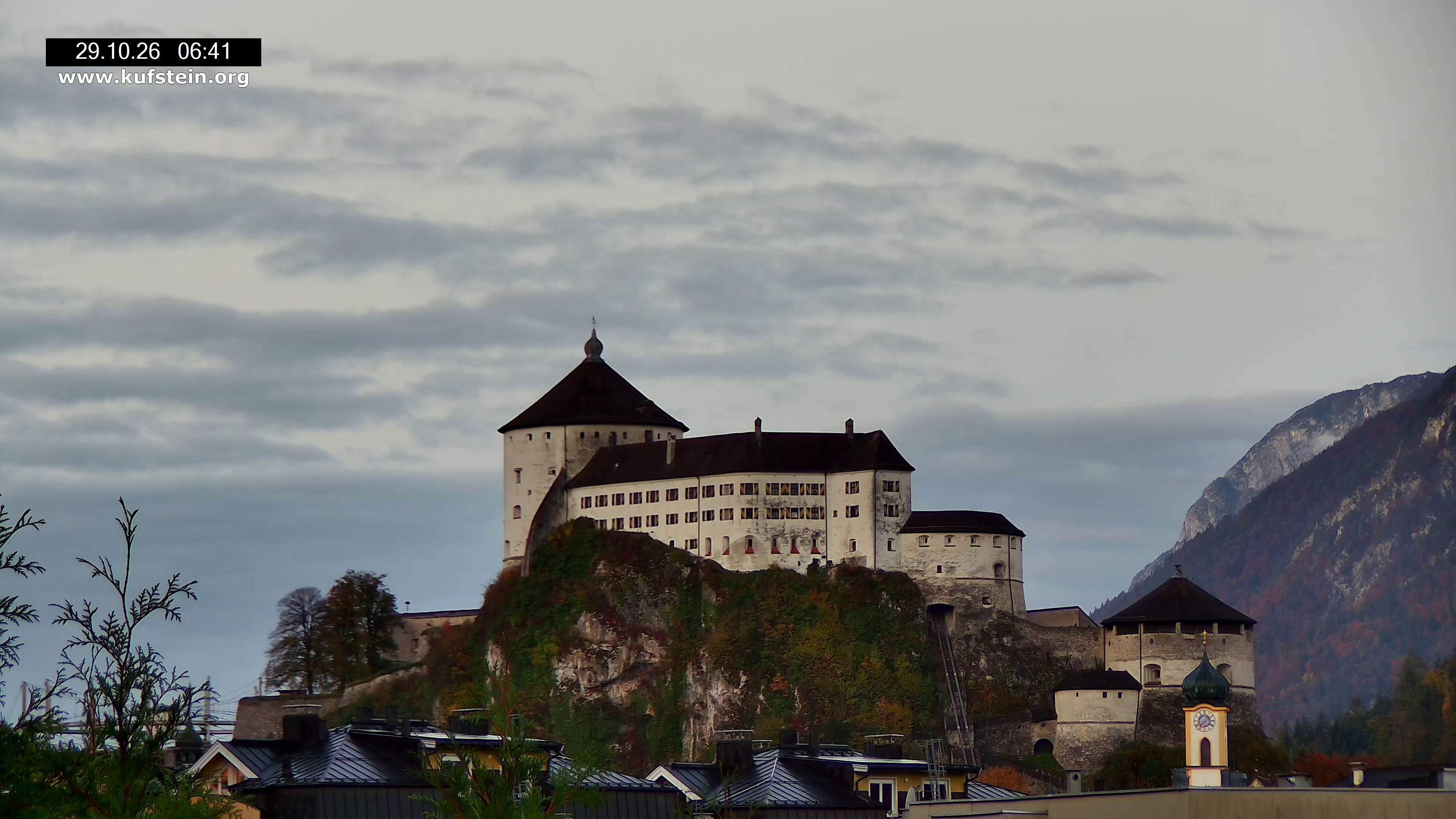 Archived image Webcam Kufstein Fortress