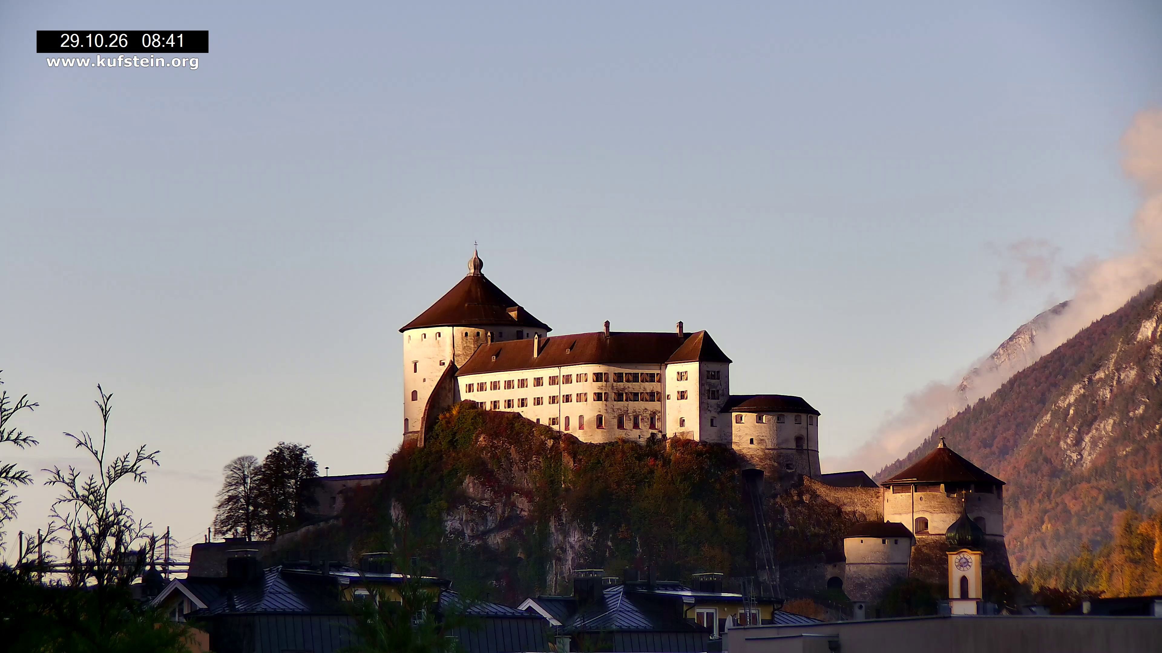 Archived image Webcam Kufstein Fortress