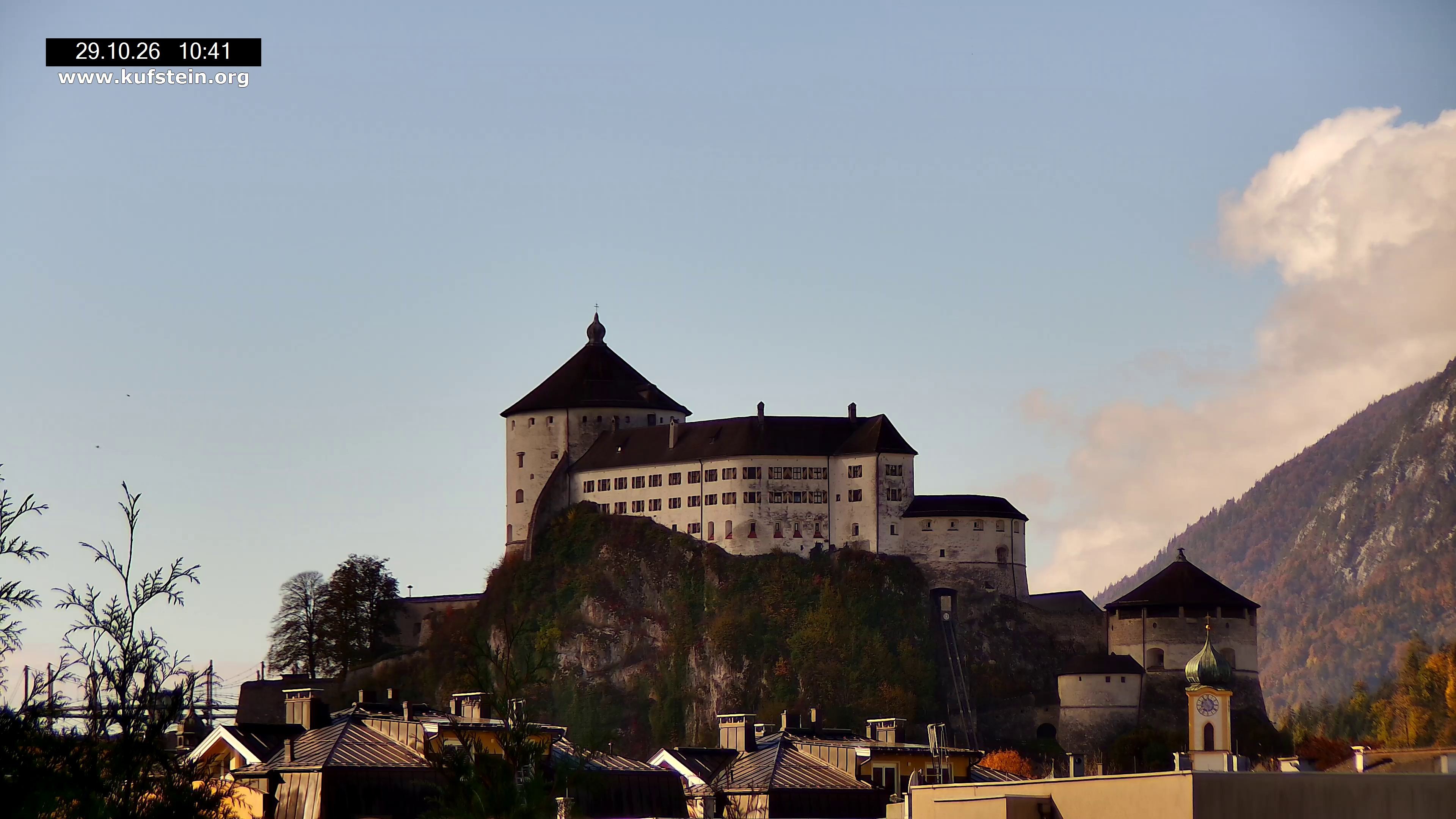 Archiv Foto Webcam Festung Kufstein