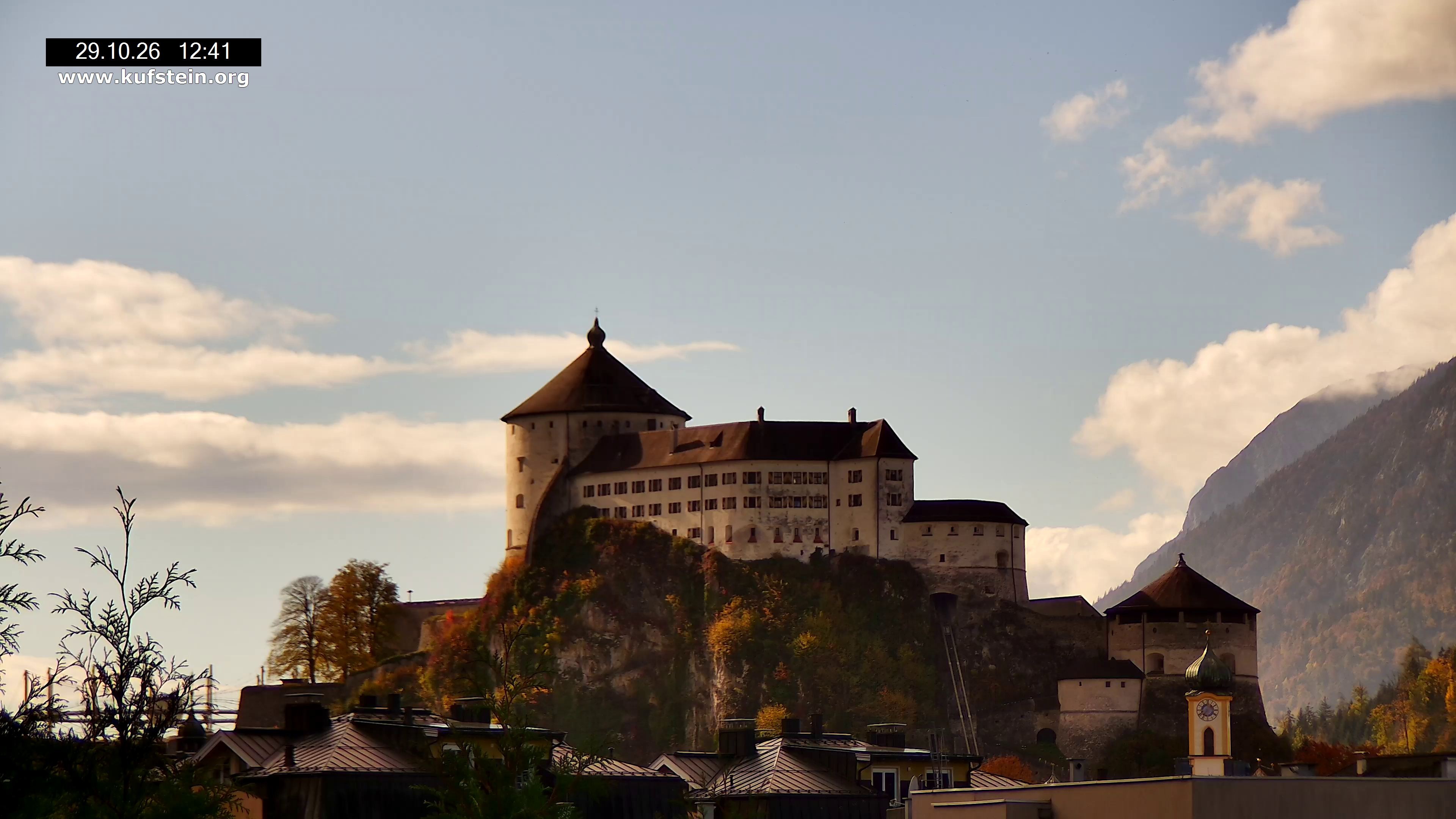Archiv Foto Webcam Festung Kufstein