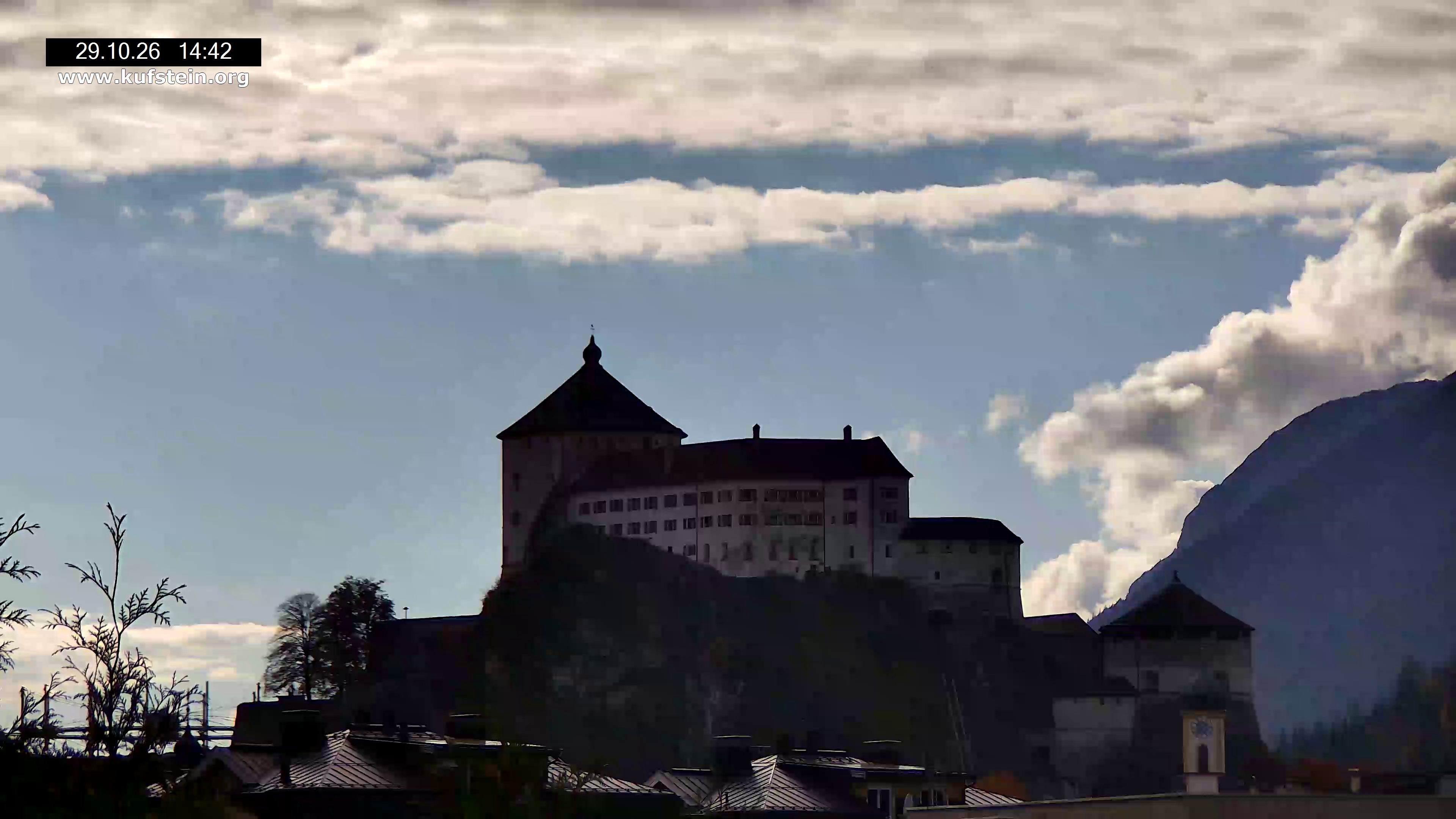 Archiv Foto Webcam Festung Kufstein