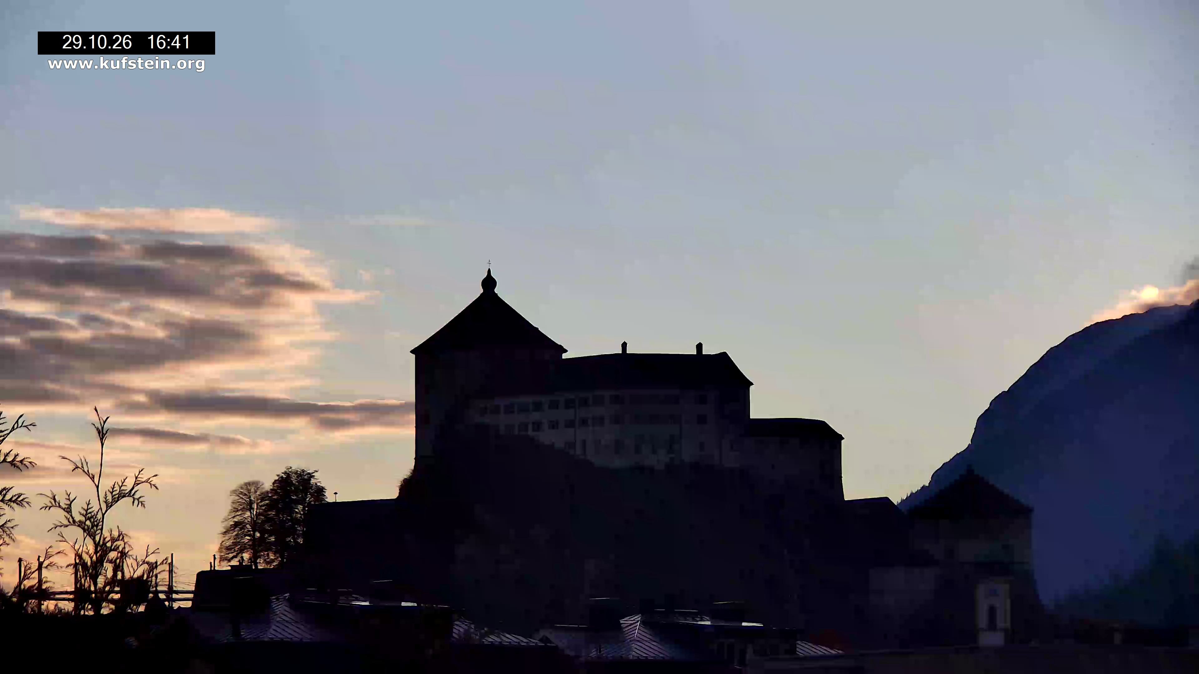 Archiv Foto Webcam Festung Kufstein