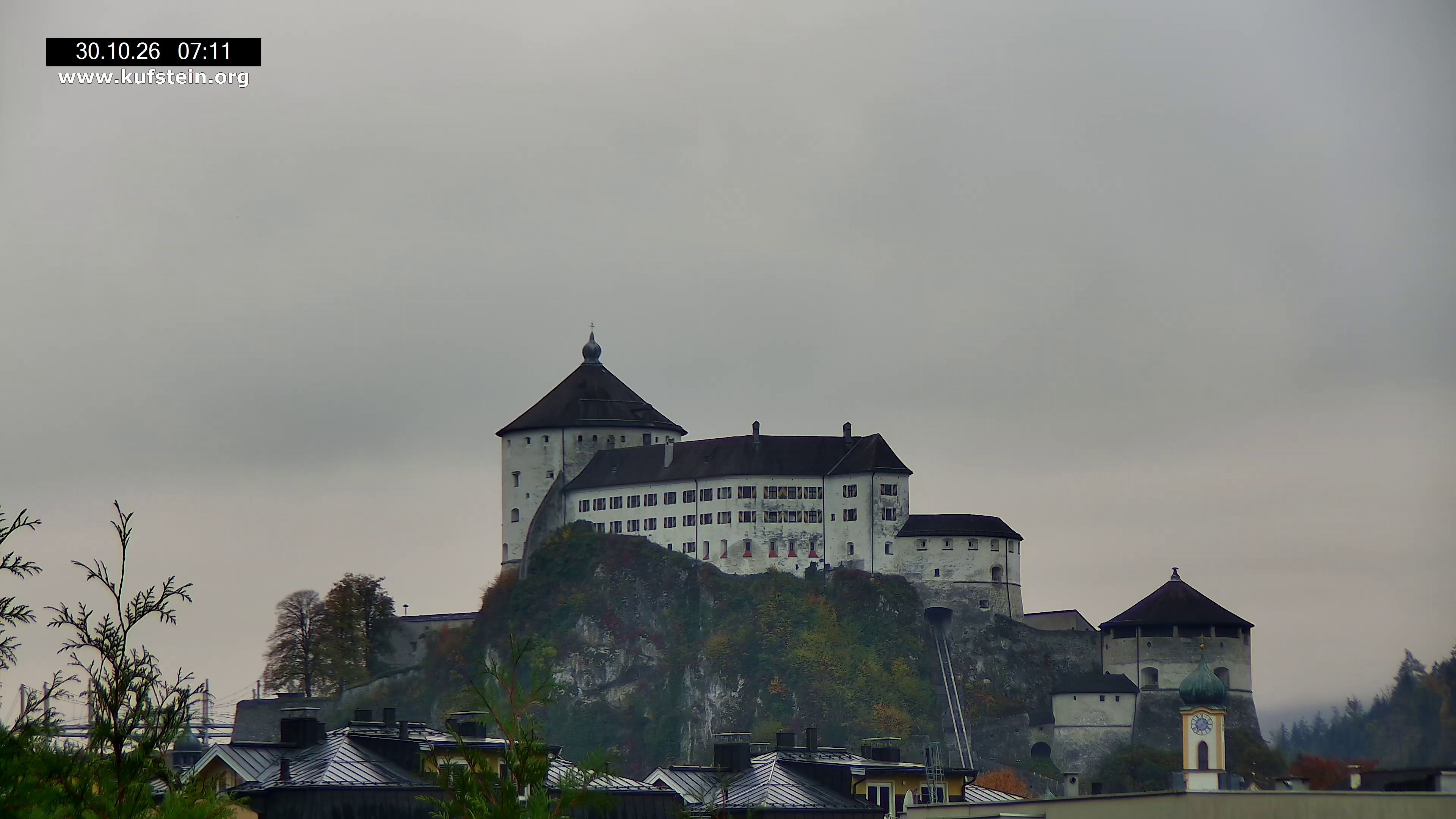 Archiv Foto Webcam Festung Kufstein